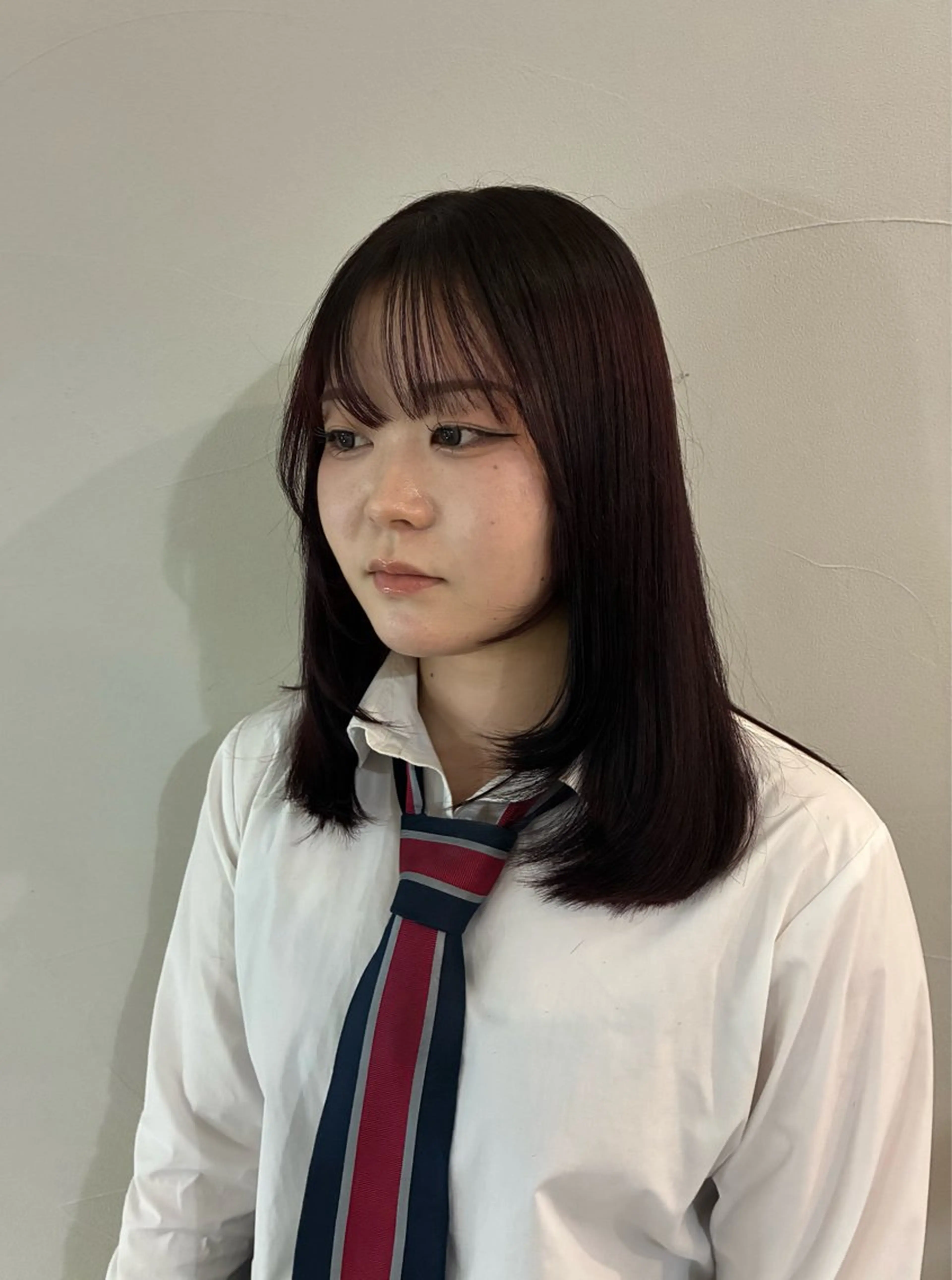 セミロング カット ヘアカラー トリートメント 似合わせカット 髪質改善/ワタルのヘアスタイル