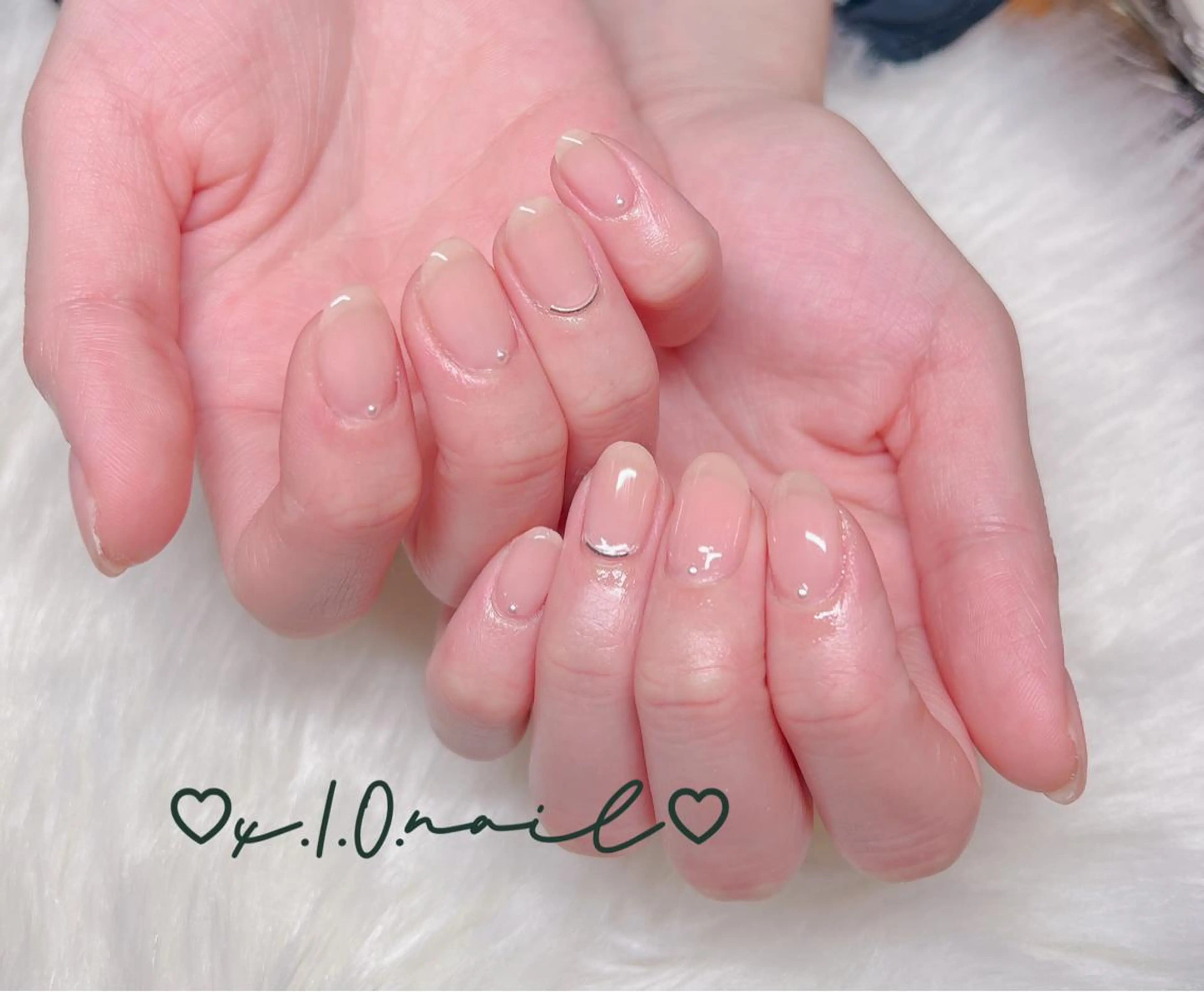 ネイル アニマル柄 アートネイル ニュアンスネイル ネイルチップ ハンドネイル x.1.0.nail ♡Cのネイルデザイン