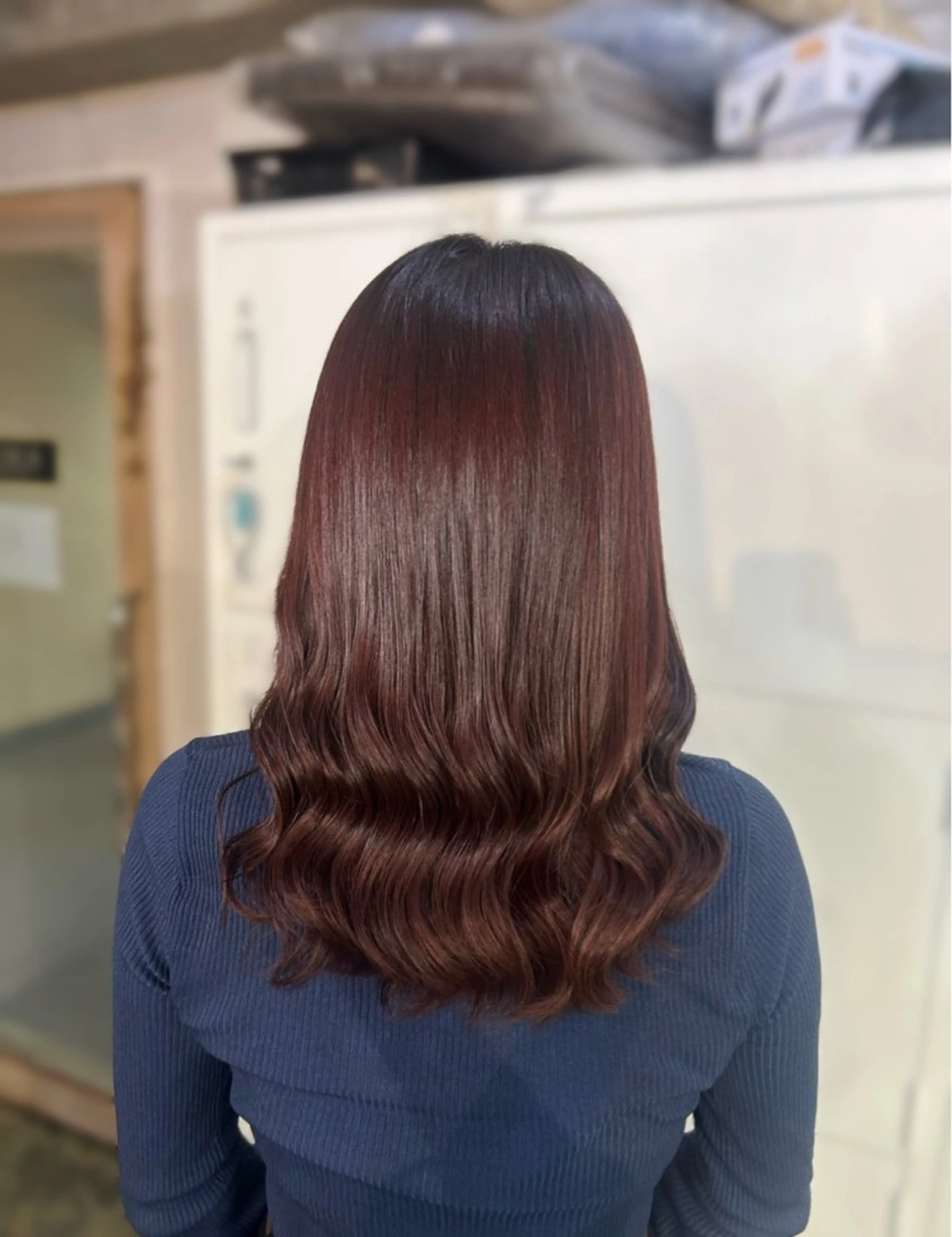 ロング ヘアカラー トリートメント オオニシ オト🐹のヘアスタイル
