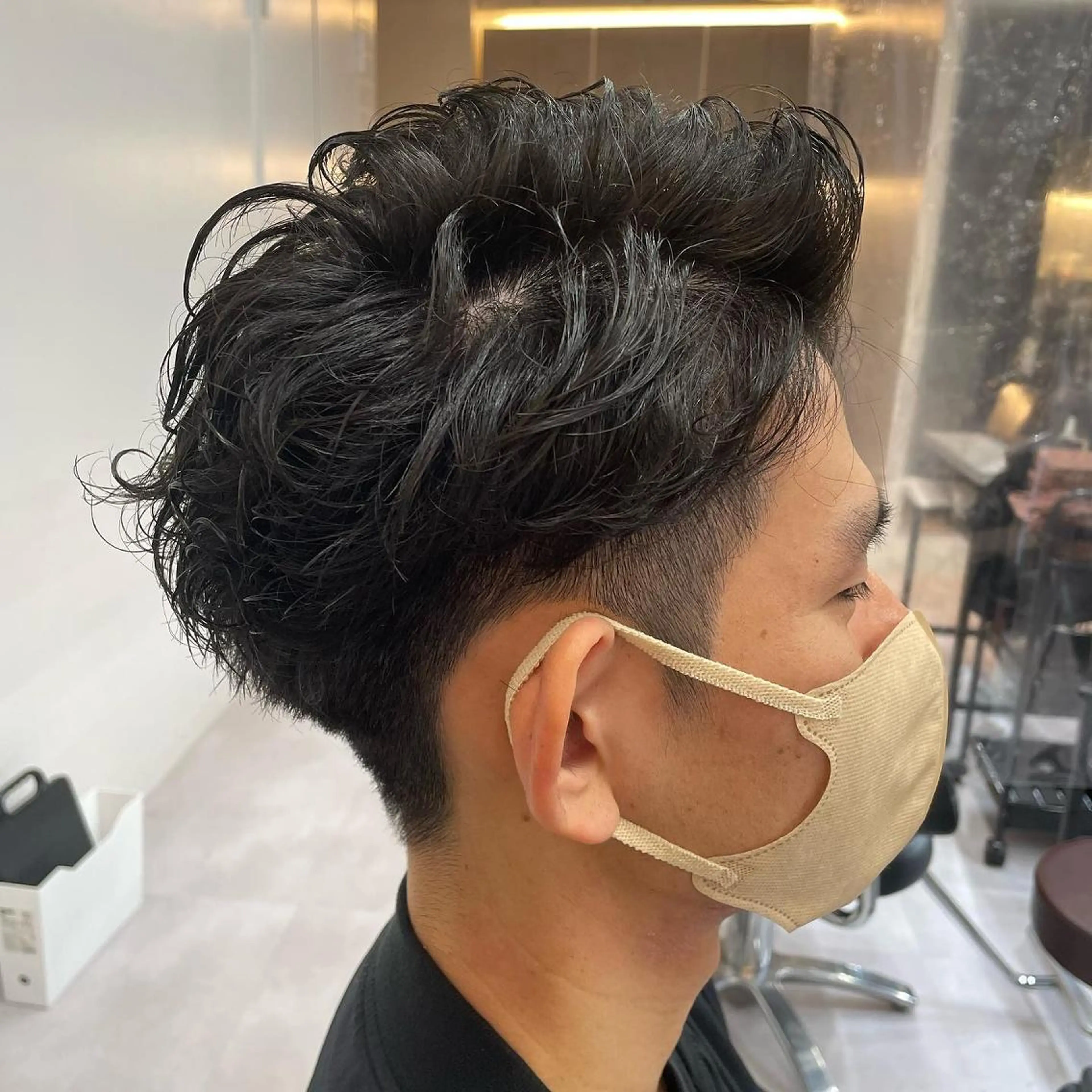 ショート 髪質改善× ハイライト溝江のヘアスタイル