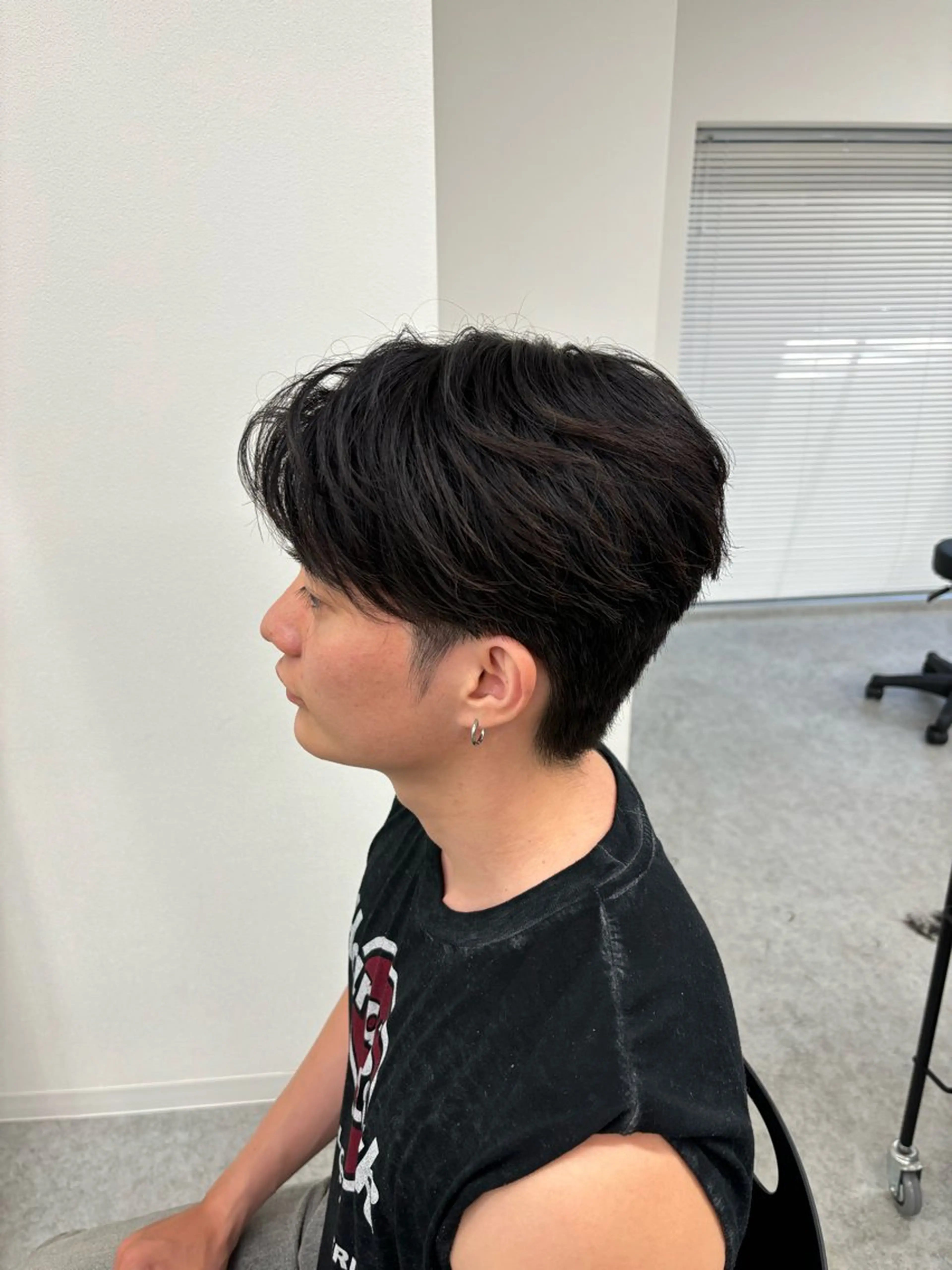 ショート メンズ カット ヘッドスパ ヘアセット 透明感ハイトーン☁️ 斗和🫧天神のヘアスタイル