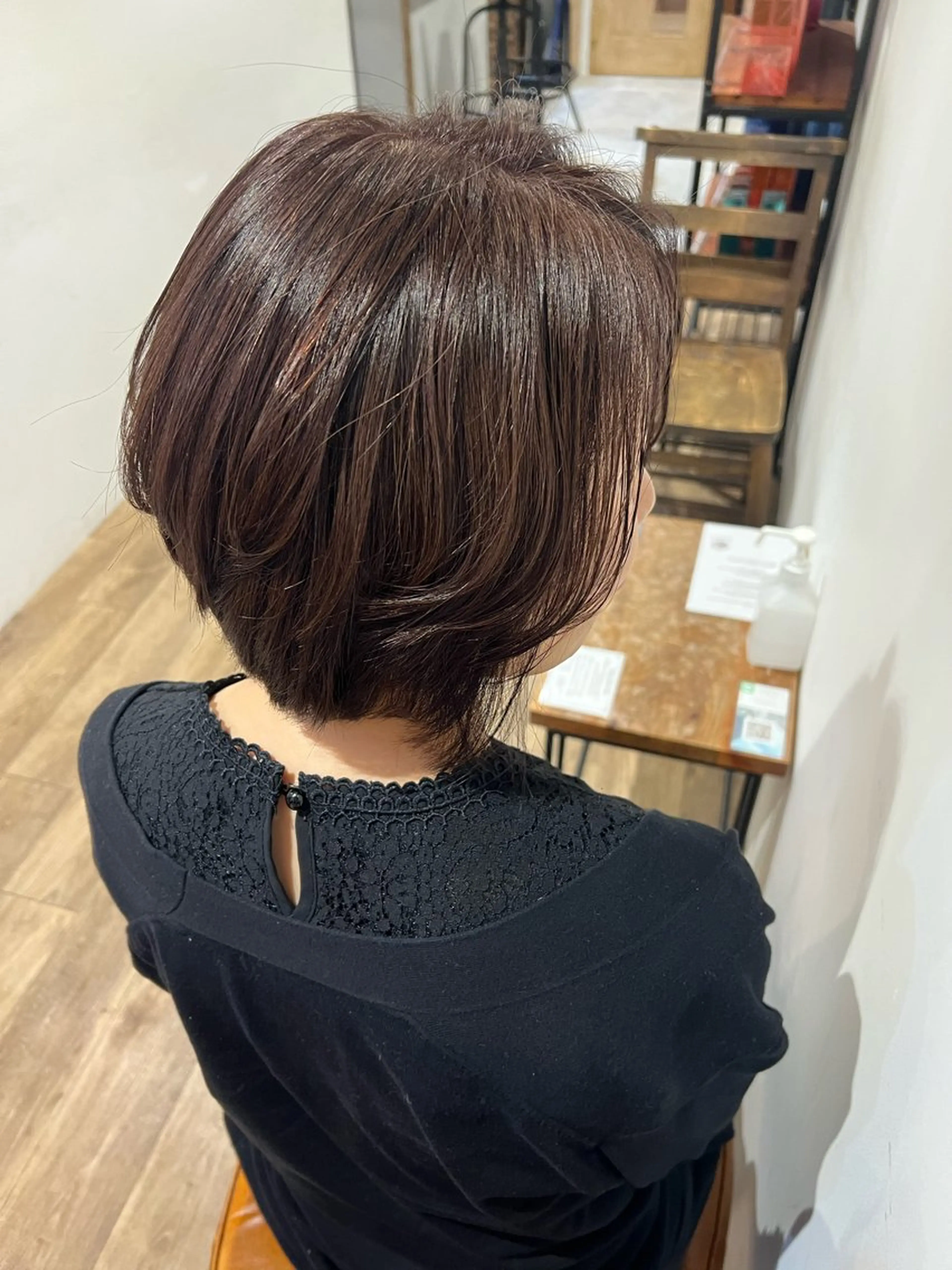 ショート カラー ブラウンカラー グラデーションカラー ボブ 髙橋 秀果のヘアスタイル