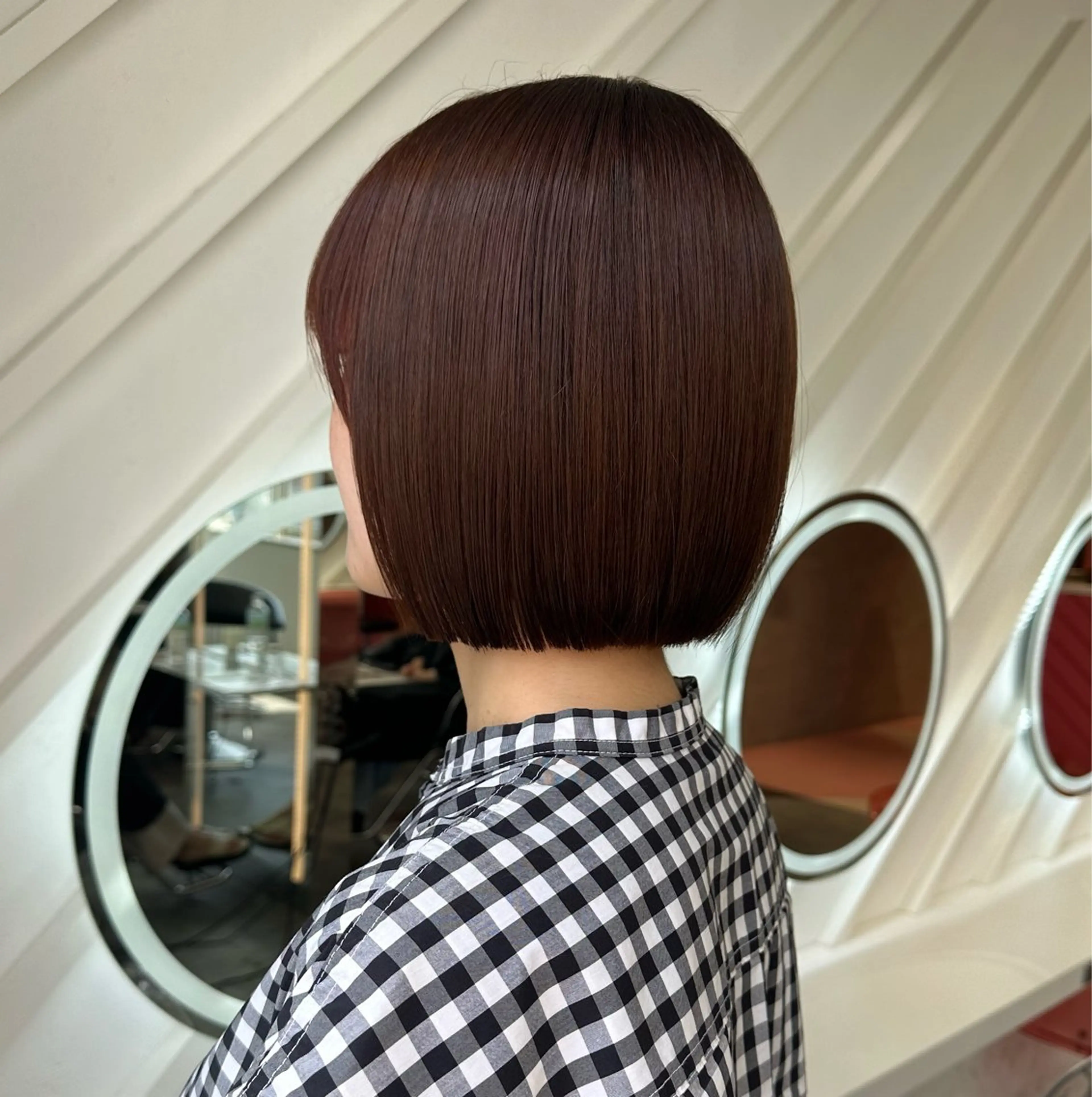ショート カラー カット ヘアカラー トリートメント 原宿/韓国レイヤー/ ボブ髪質改善/優希のヘアスタイル