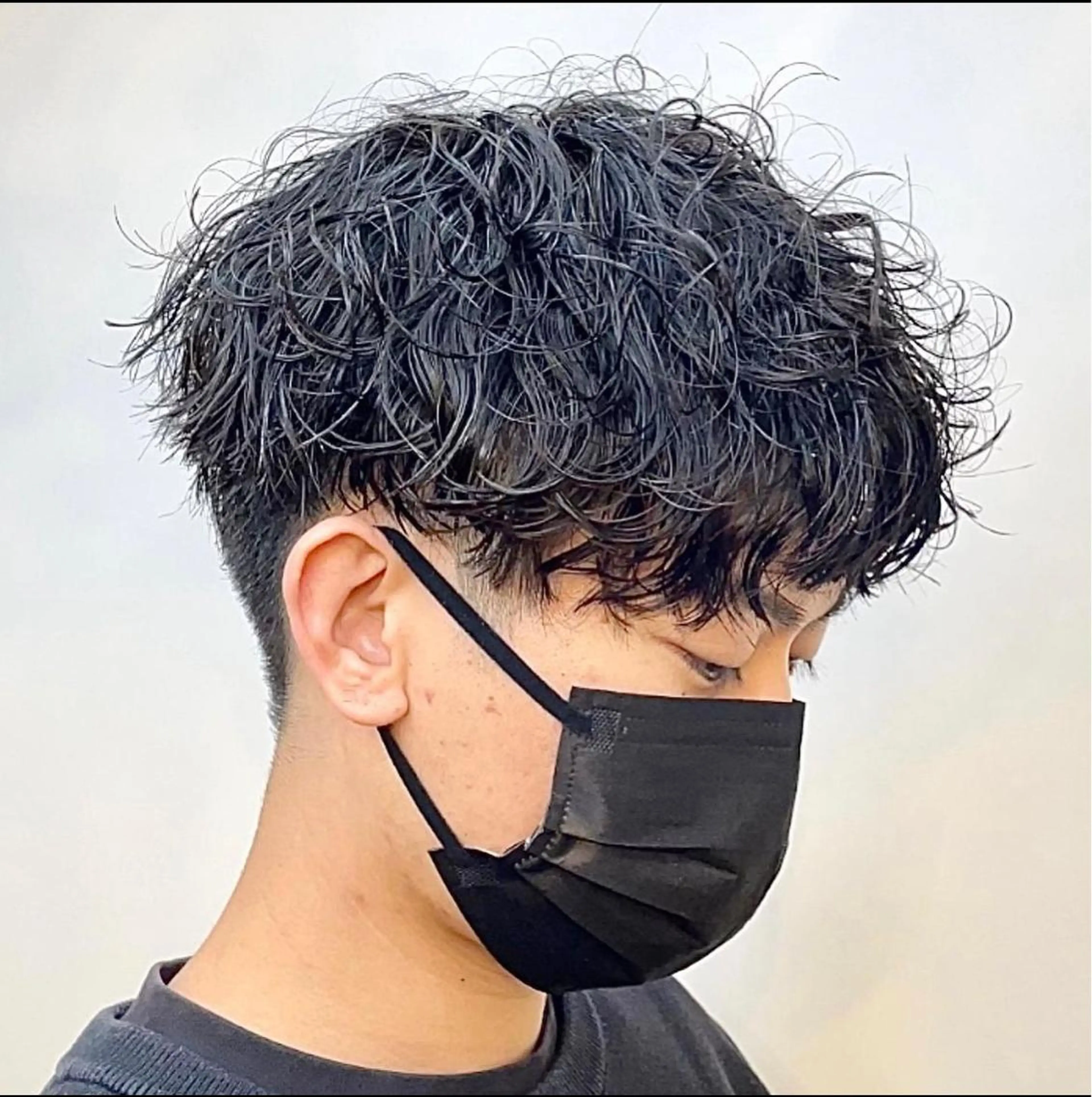 パーマ メンズ メンズパーマ 波巻きパーマ カット パーマ メンズパーマ/新宿/ サイカショウイチのヘアスタイル
