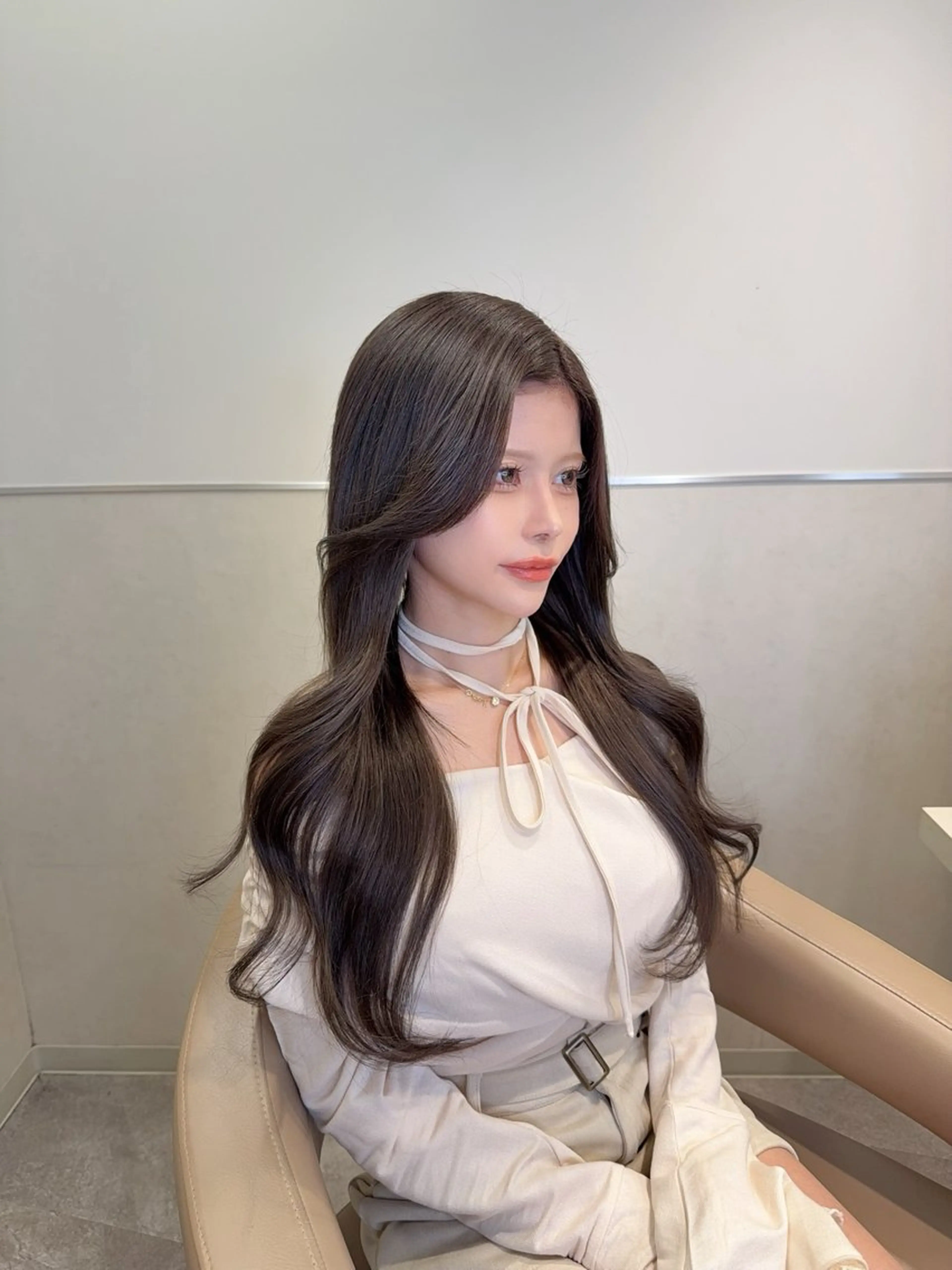 ロング カラー 韓国ヘア/エクステ/ Maiのヘアスタイル