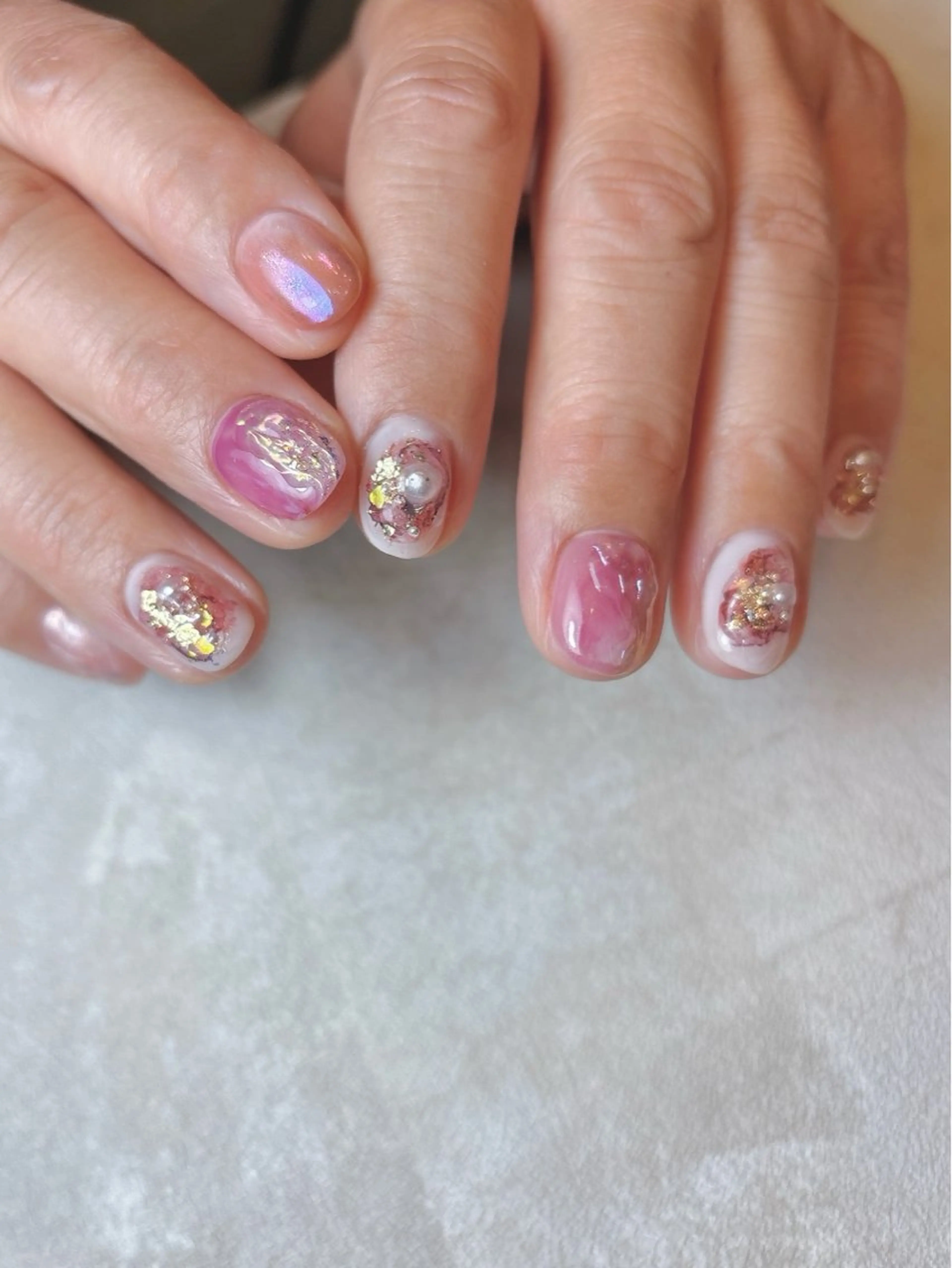 ネイル ハンドネイル Radia bykaonailsのネイルデザイン