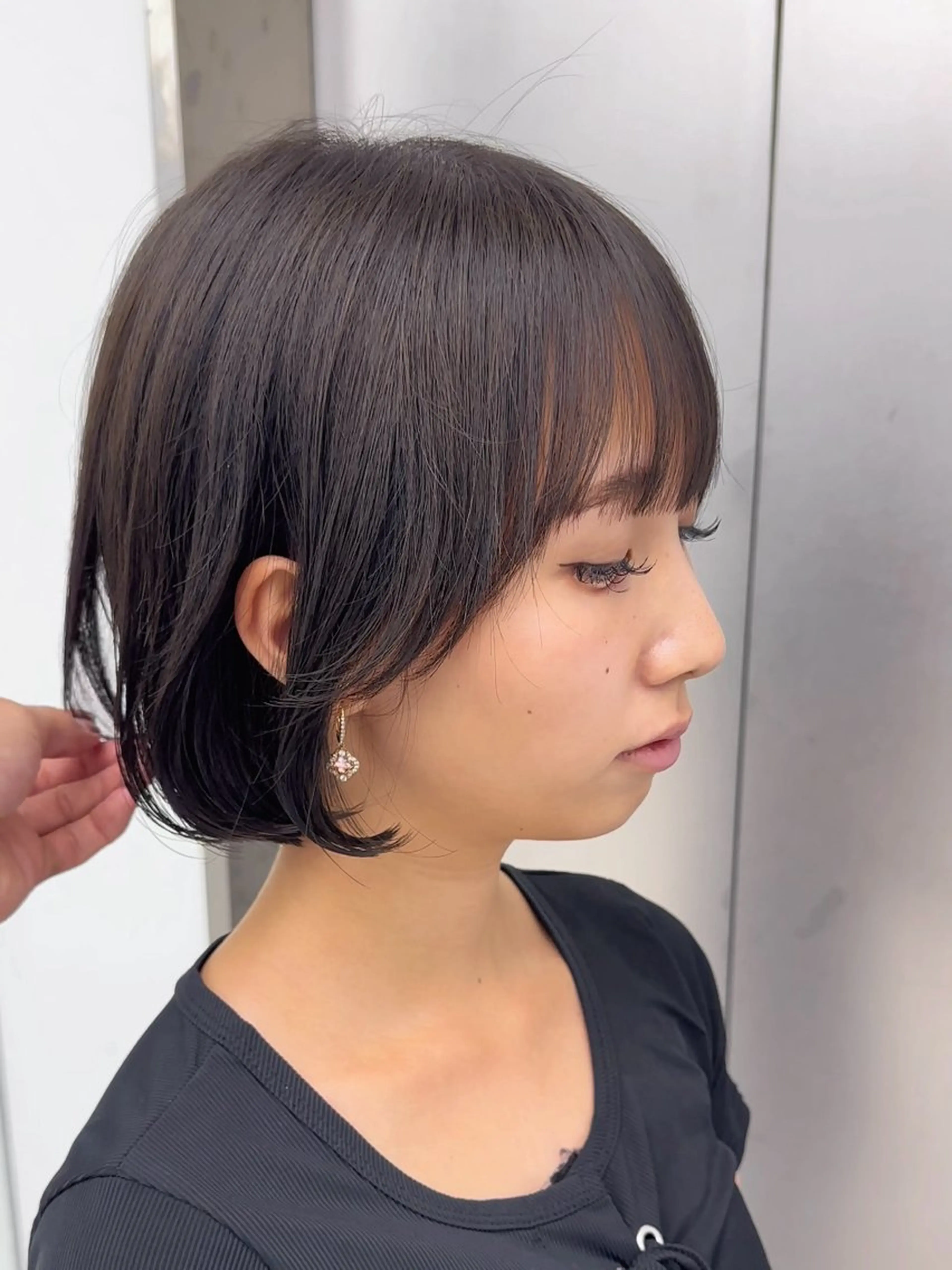 ミディアム カット てらしぃ /名古屋美容師のヘアスタイル