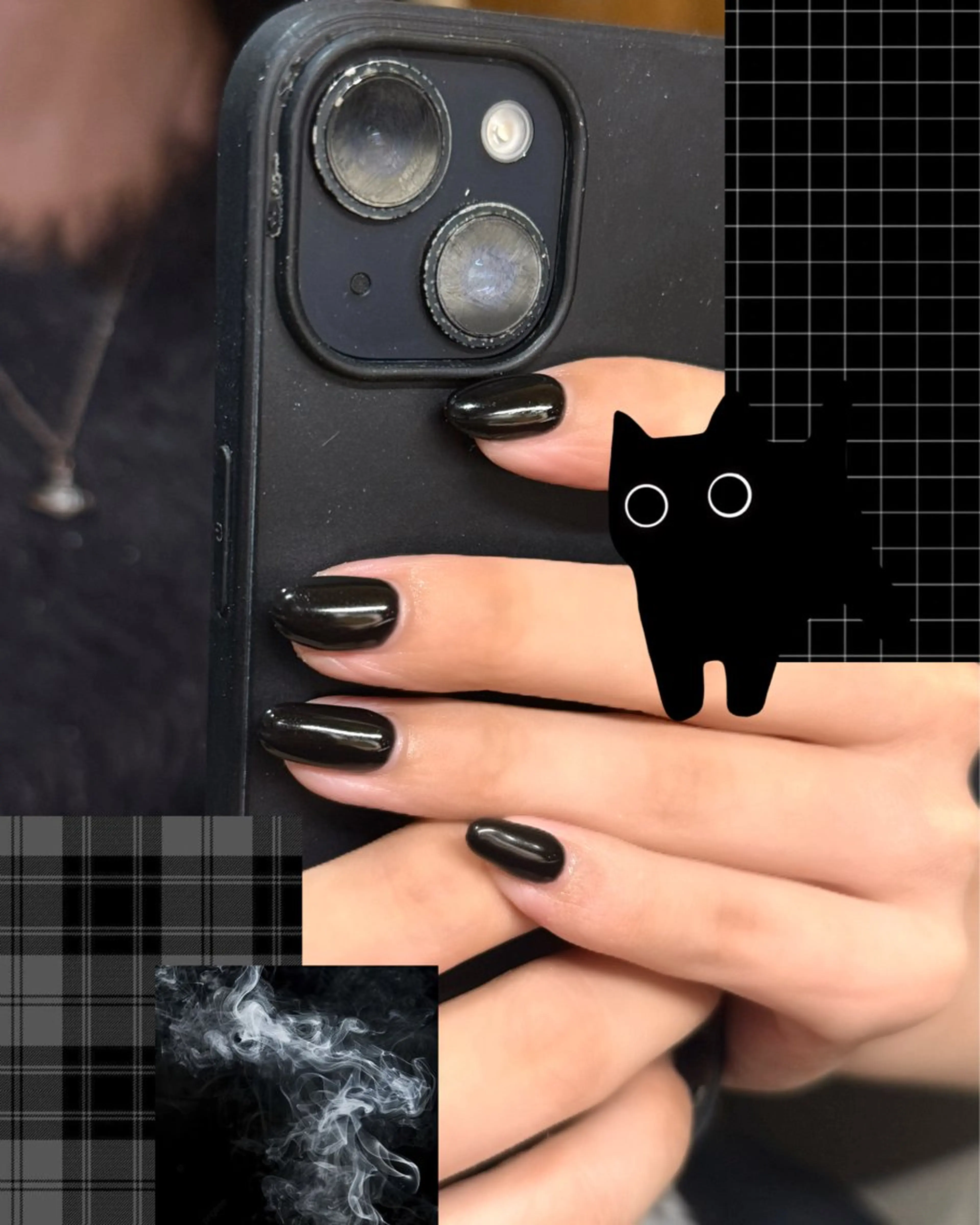 【オフ無し ケア別】🐈‍⬛ handワンカラー￥2,200の写真