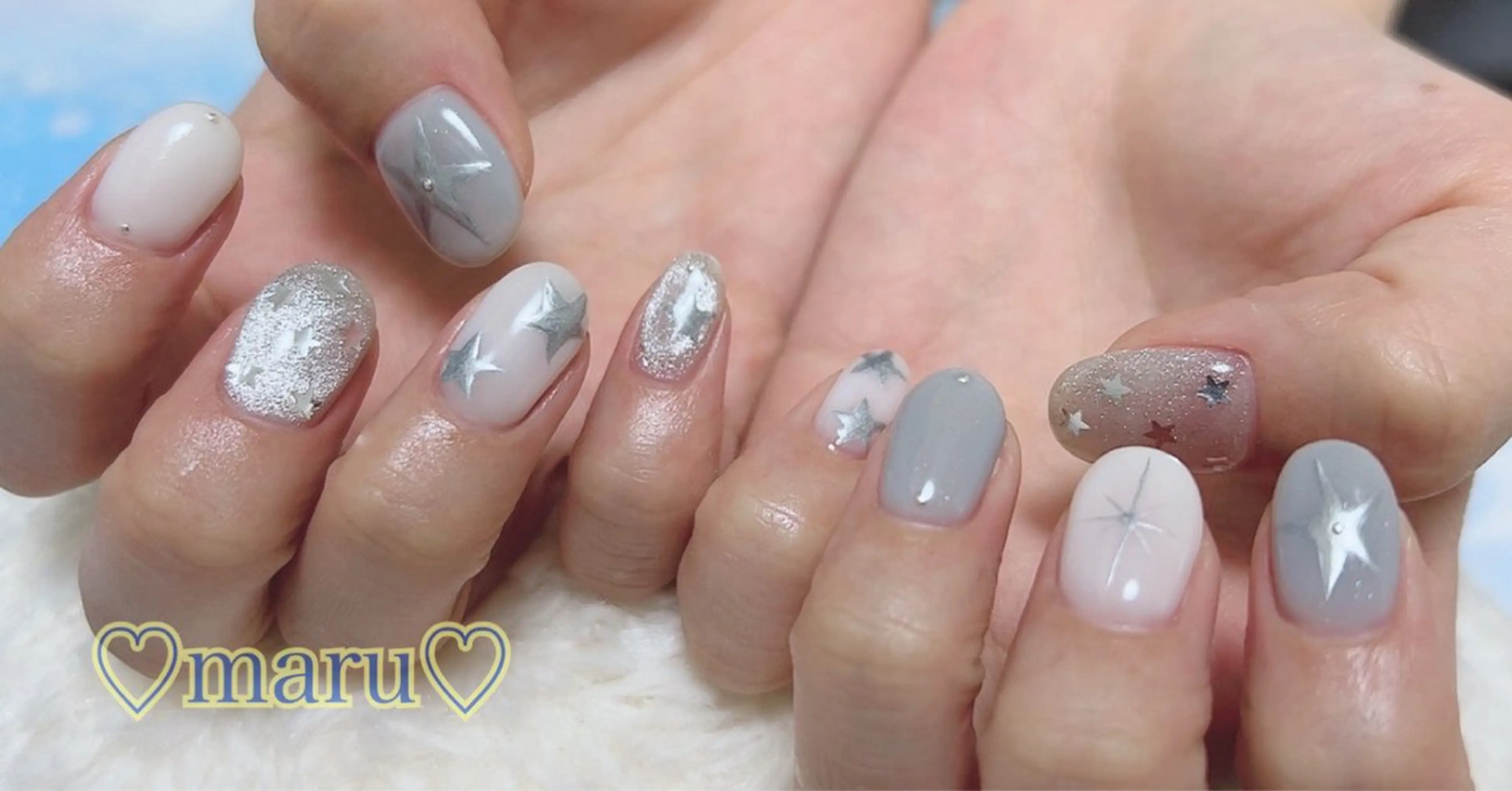 ネイル ハンドネイル フットネイル まるみ ♡のネイルデザイン