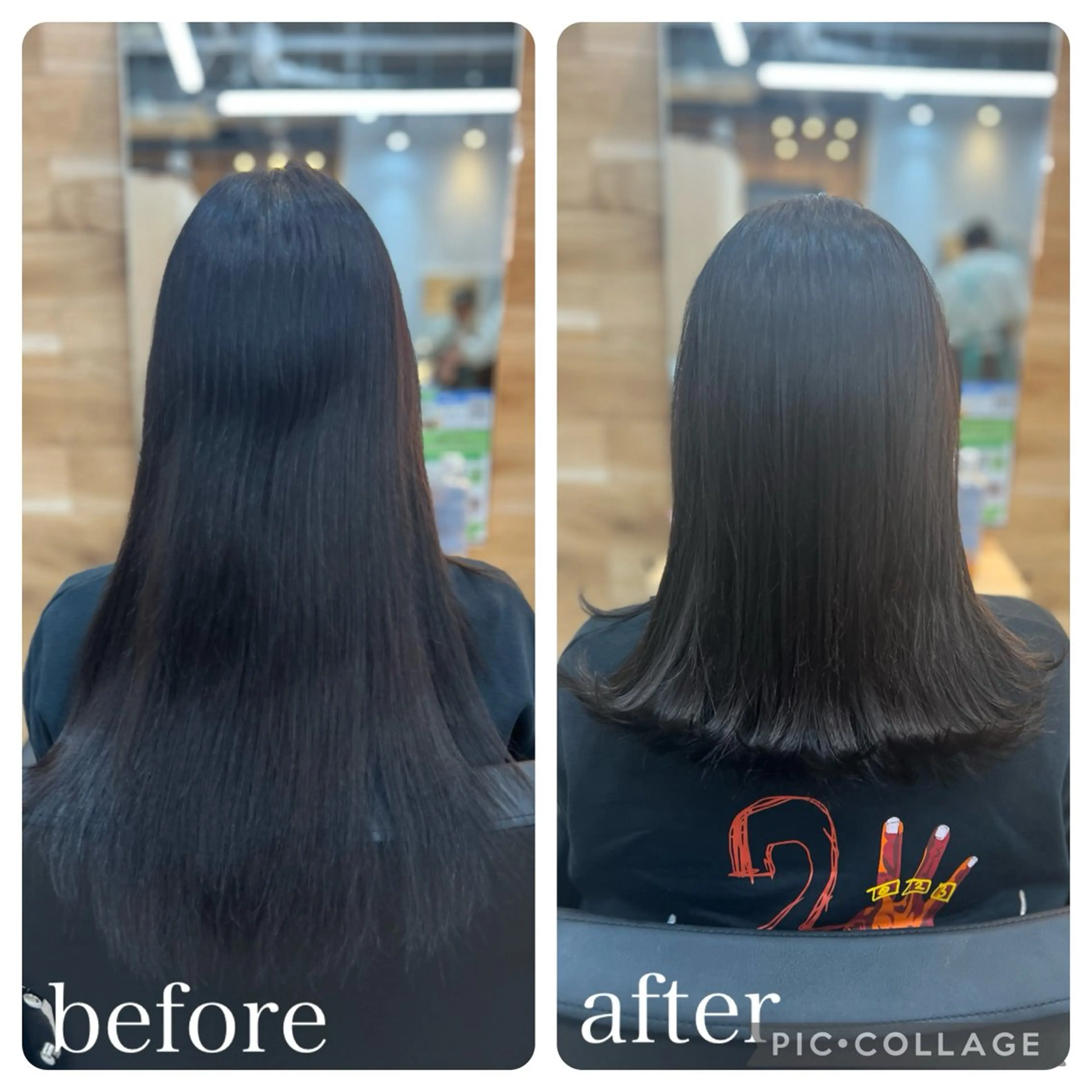 ロング ロング カット ヘアカラー トリートメント Aguhair milo森山知幸のヘアスタイル