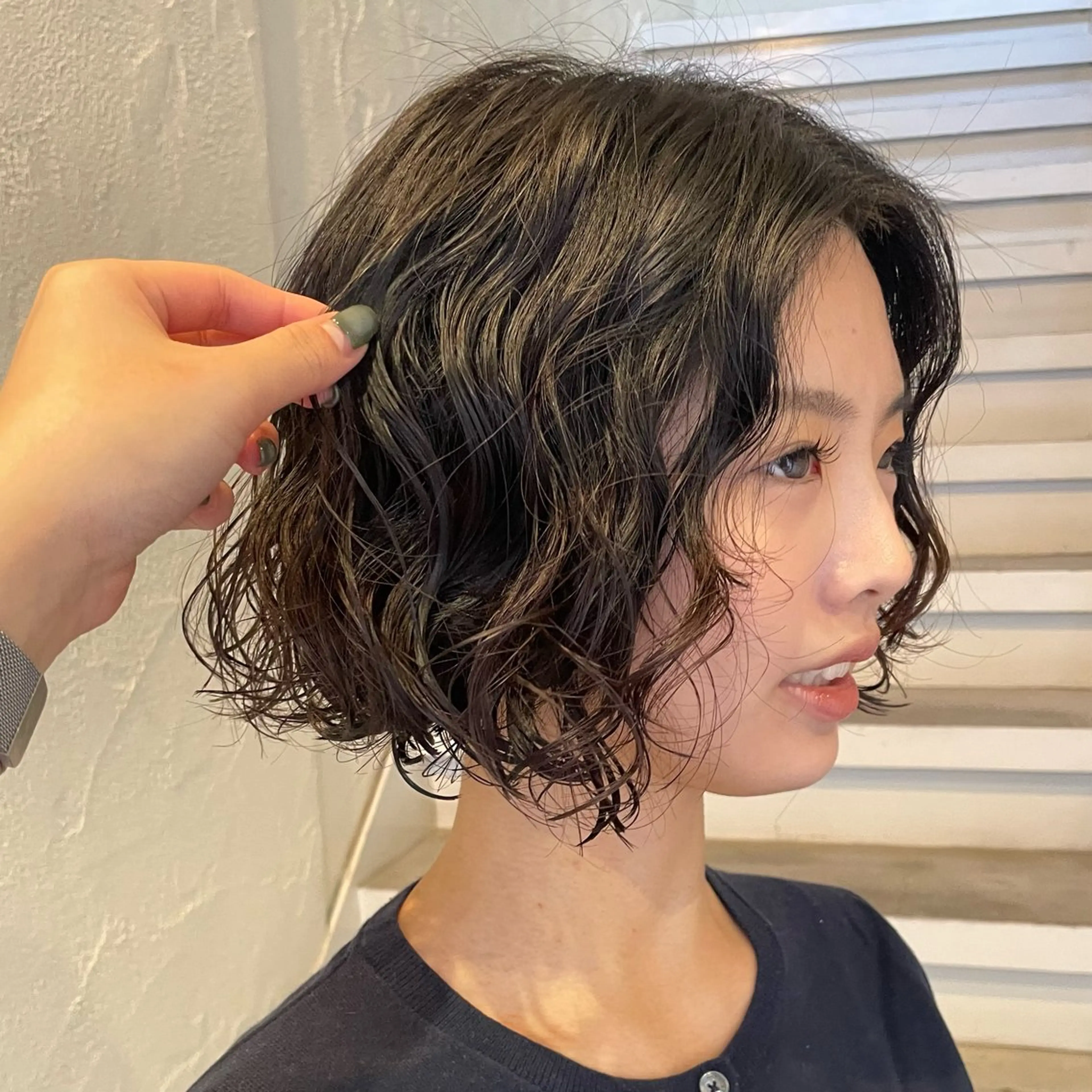 カット＋似合わせパーマ＋2stepトリートメントの写真