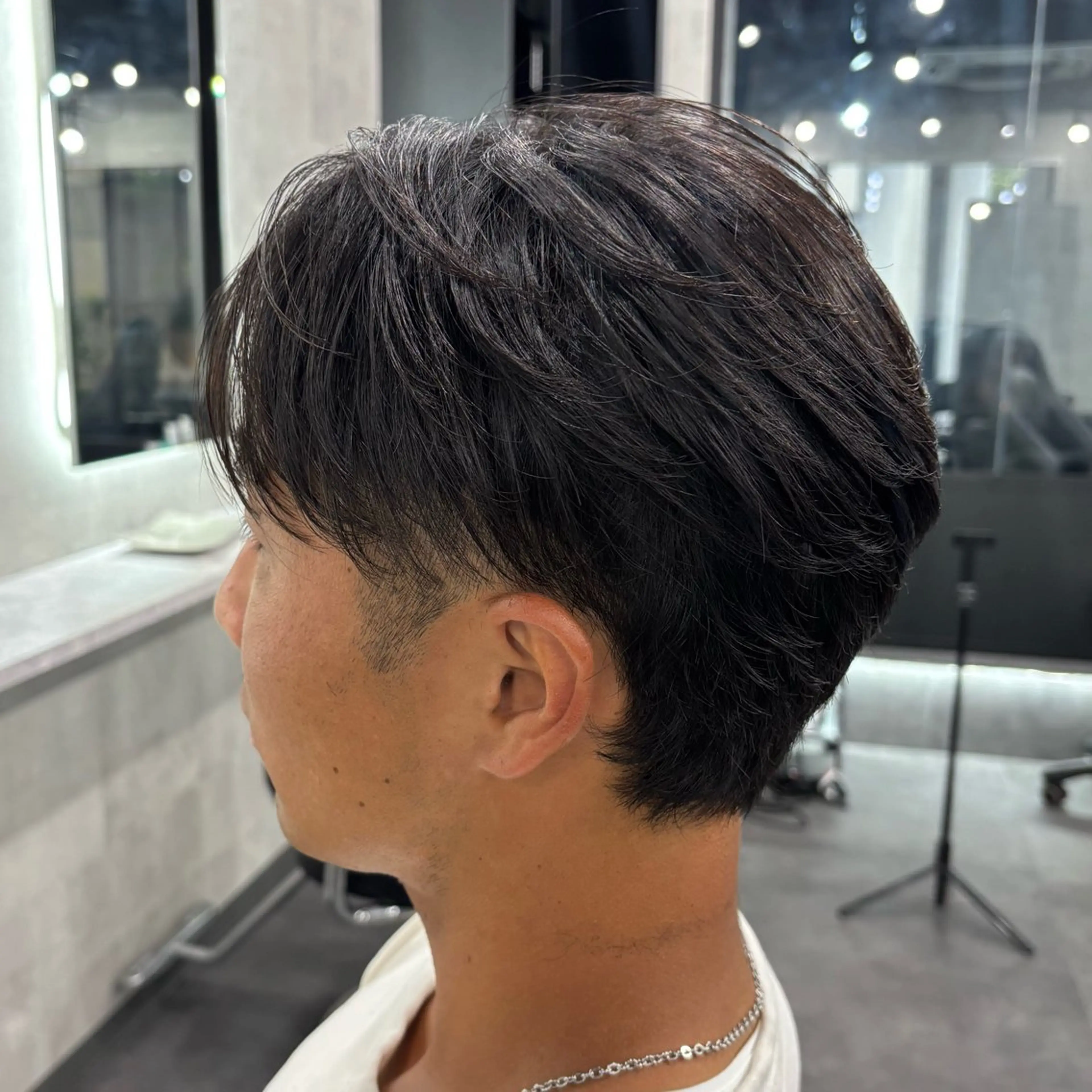 メンズ センターパート メンズ韓国風 LAVEL 渋谷店所属・ふーか/韓国メンズ /カットモデル募集のヘアスタイル