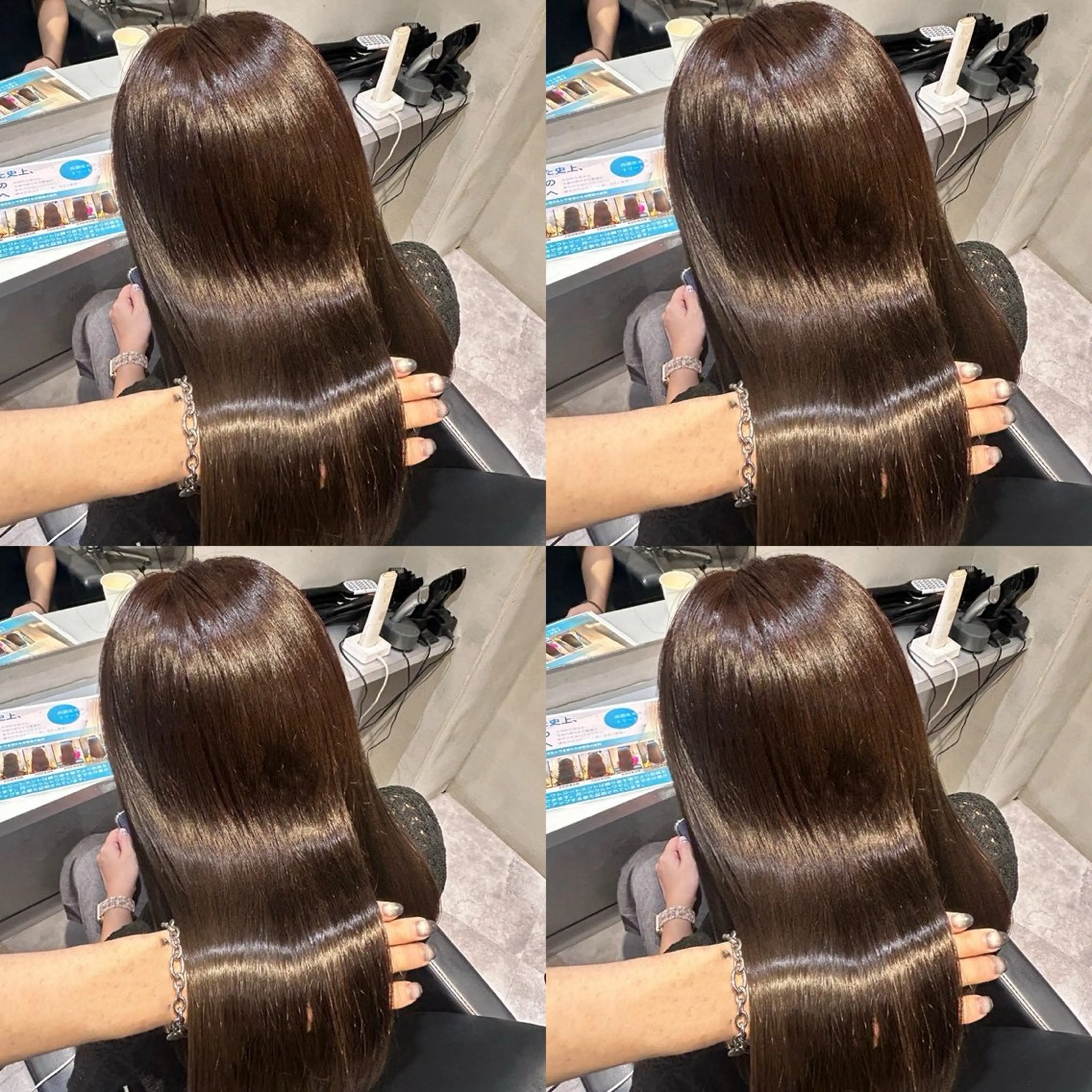 ロング カラー ヘアカラー トリートメント 韓国レイヤー/ ハッシュカットひかるのヘアスタイル