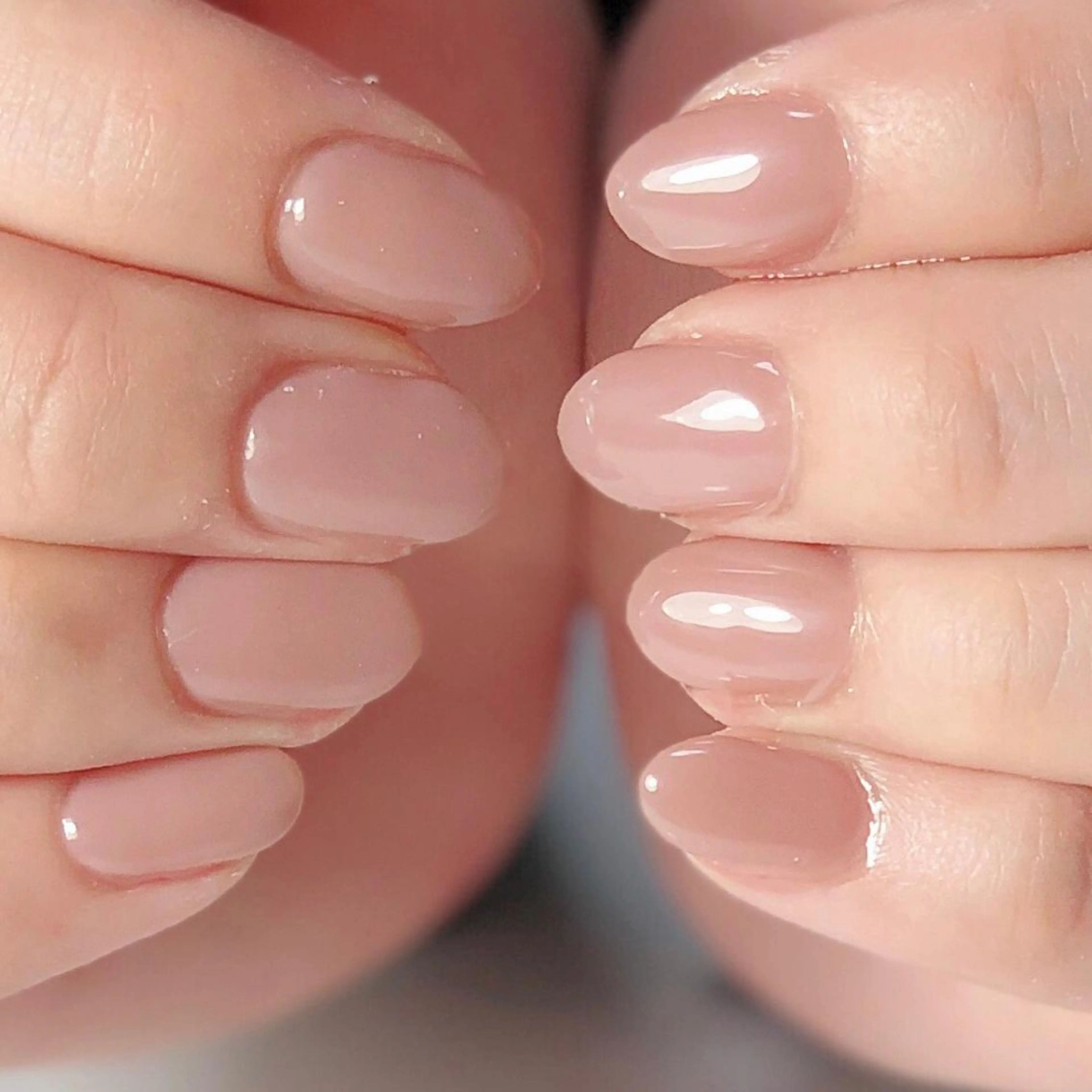 ネイル ジェルネイル オフィスネイル ワンカラーネイル 辻野 和枝のネイルデザイン