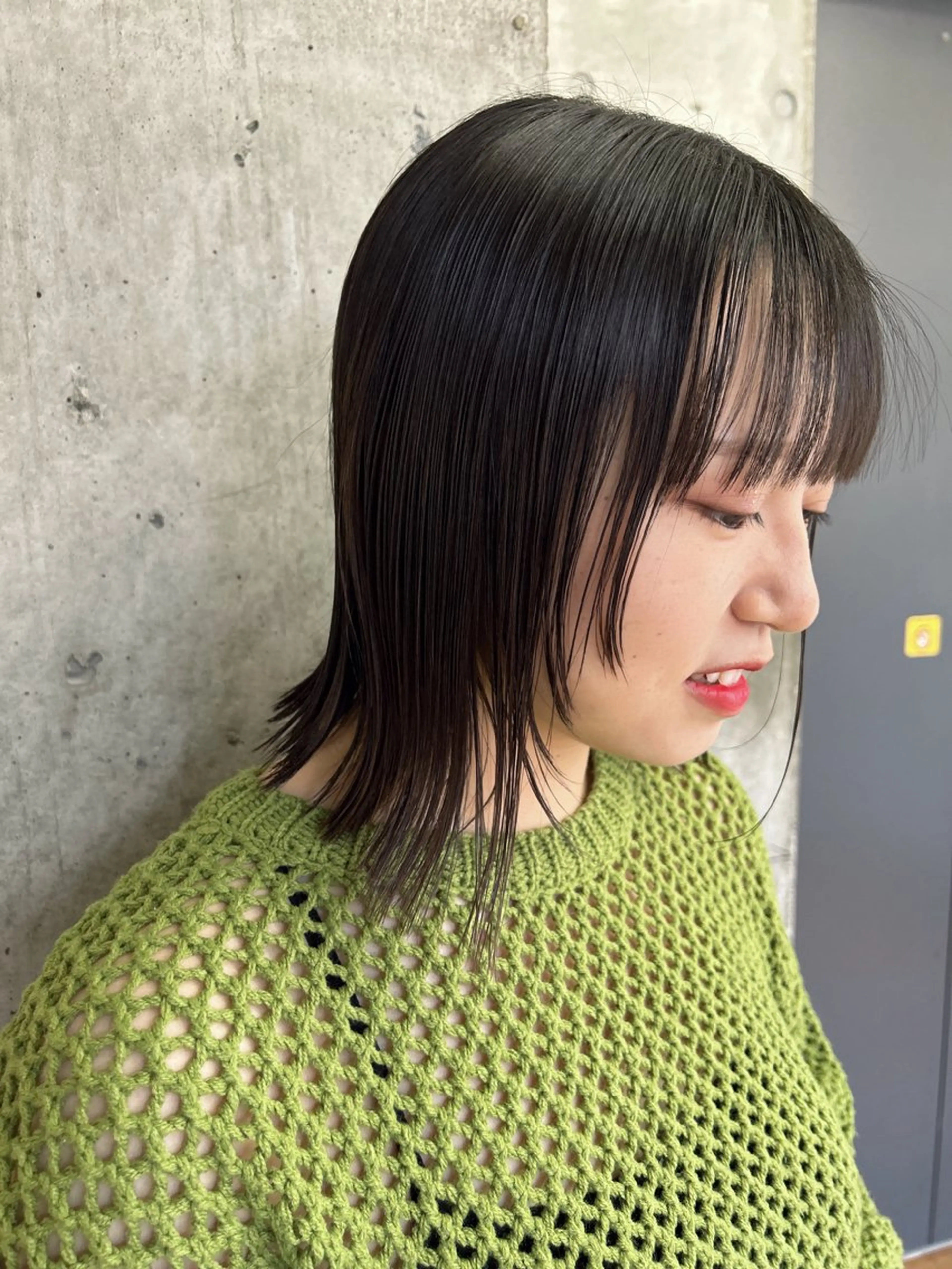 ミディアム カラー カット ヘアカラー トリートメント 🎨デザイン🥇 美髪・艶髪　日暮千敬のヘアスタイル