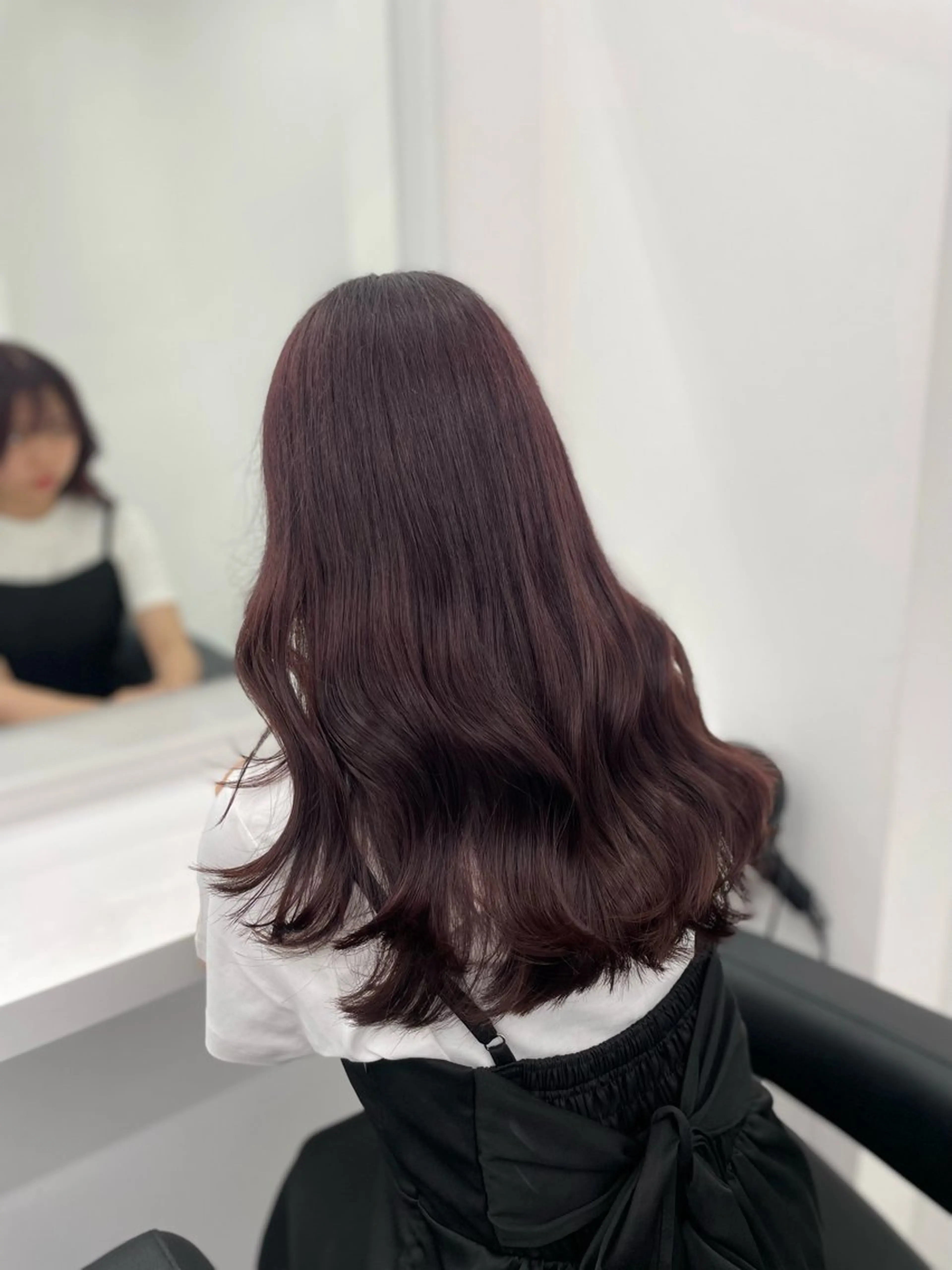 セミロング ヘアカラー トリートメント ヘアセット GO TODAY SHAiR SALON所属・🤍韓国トレンド ヘア🤍miku🤍のヘアスタイル