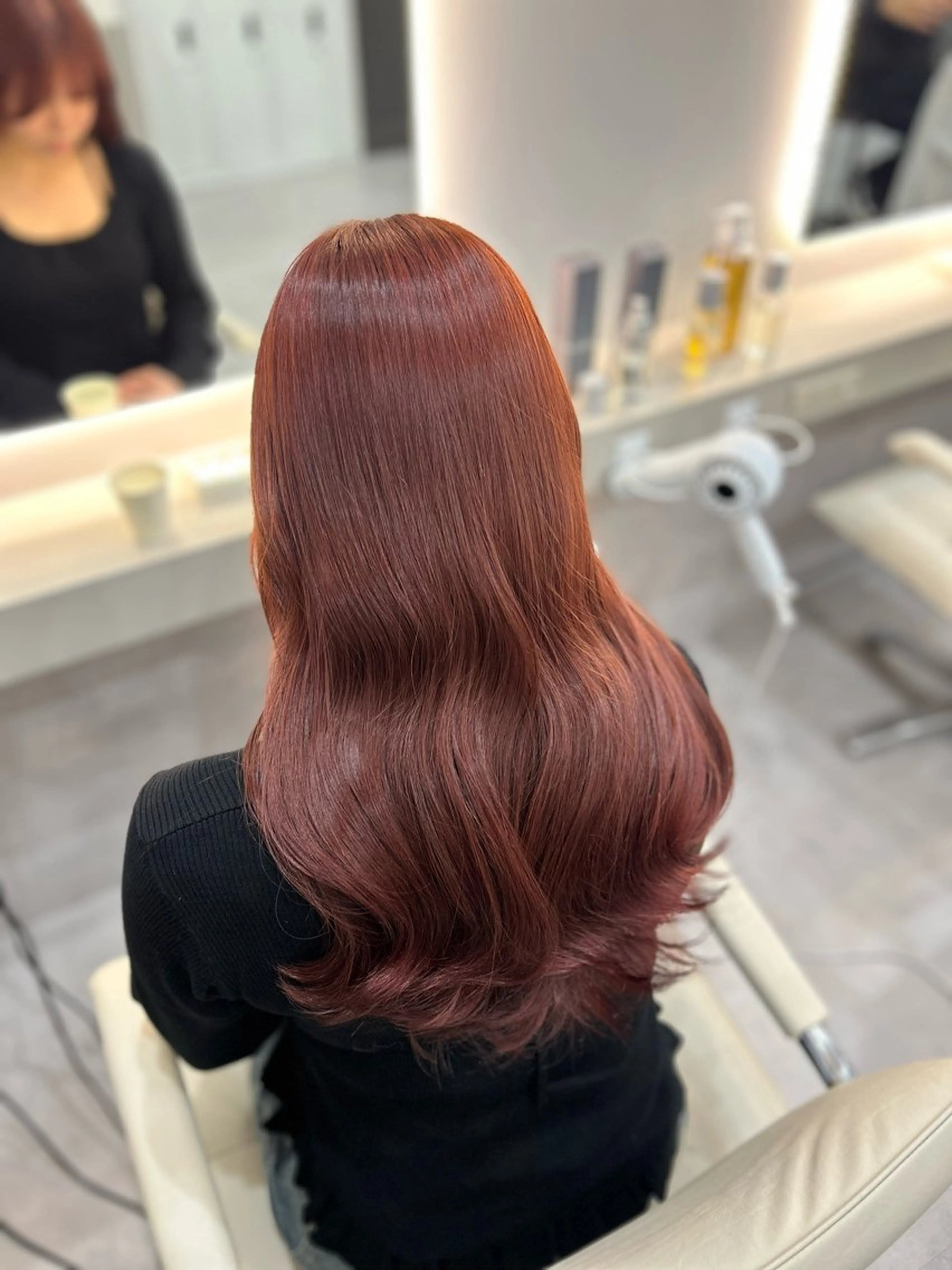 セミロング ヘアカラー トリートメント 髪質改善ｶﾗｰ🥣 ayaka🤎のヘアスタイル