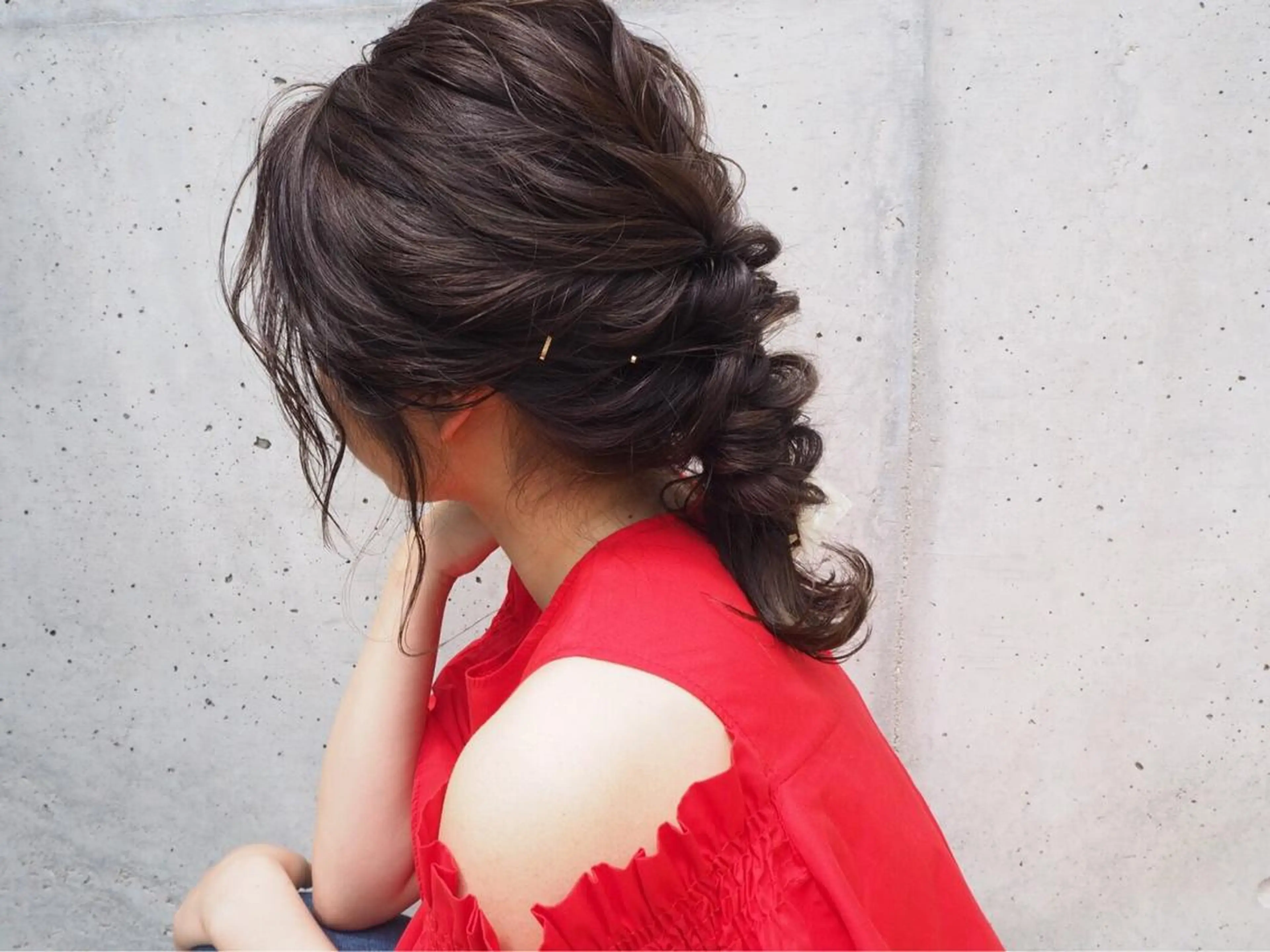 ミディアム ヘアアレンジ ヘアセット moana surfriderのヘアスタイル