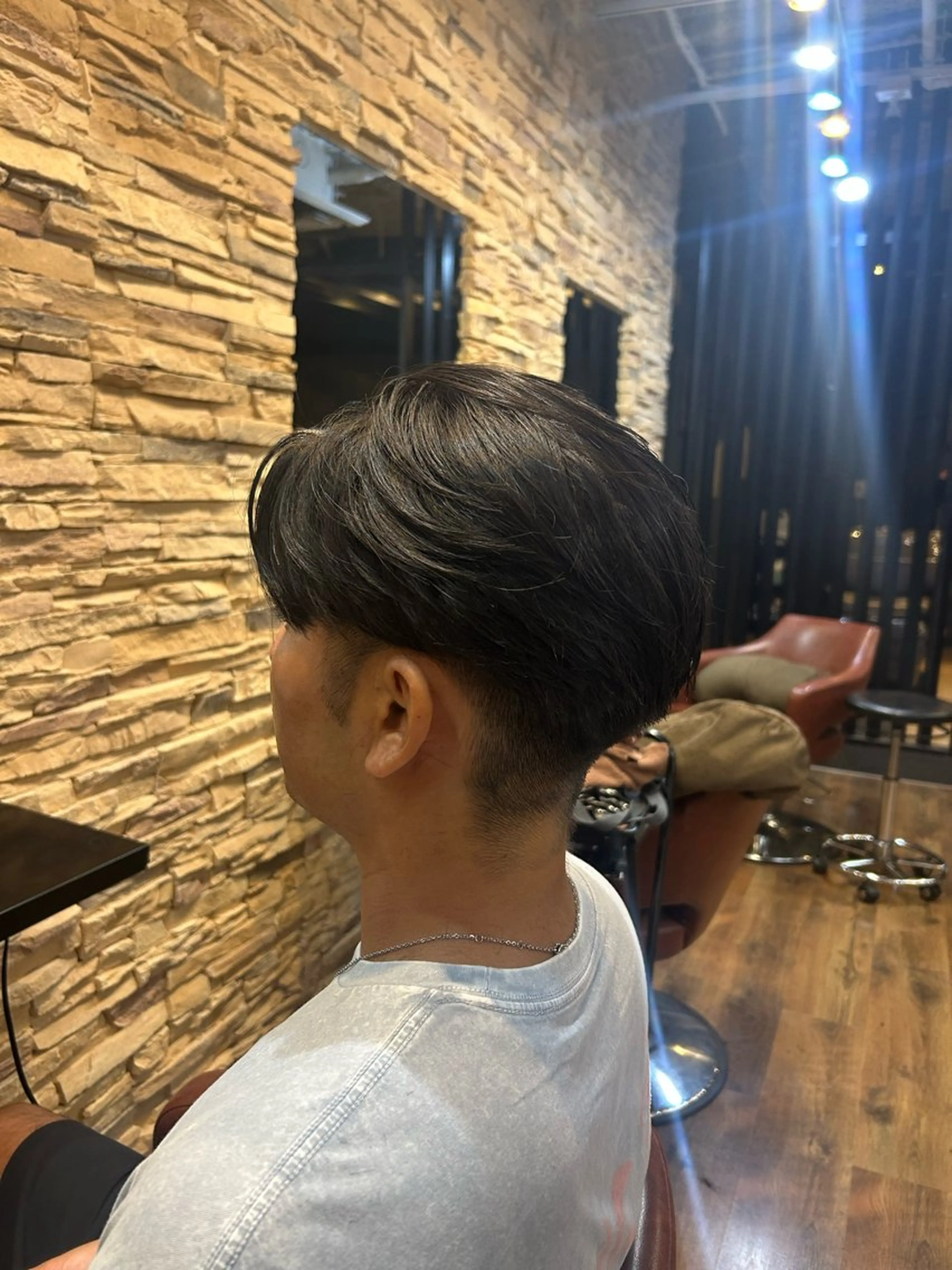 メンズ センターパート カット 【ブリーチモデル募集 】サキ🫧のヘアスタイル