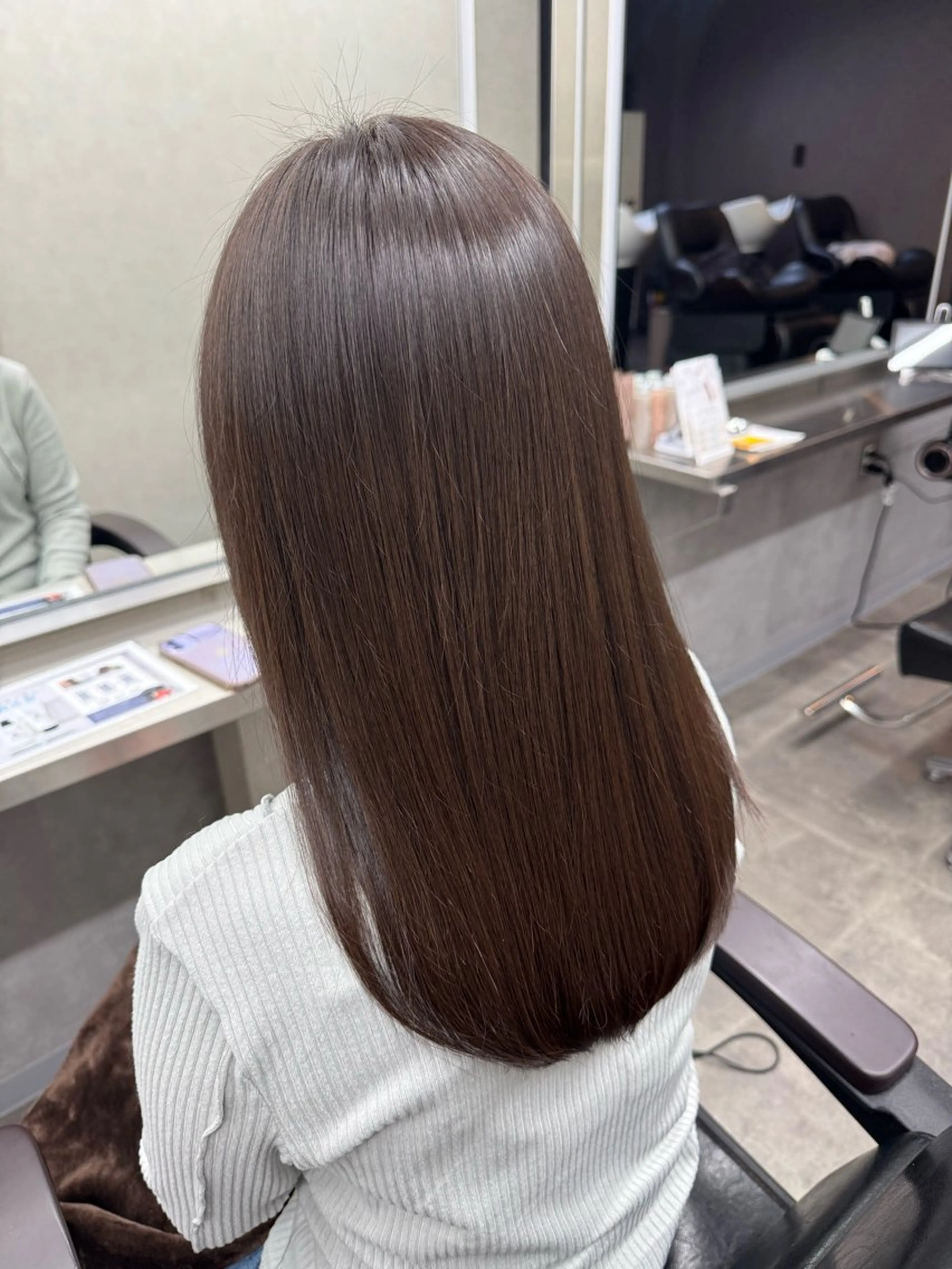 セミロング カラー ヘアカラー fand / hinaのヘアスタイル