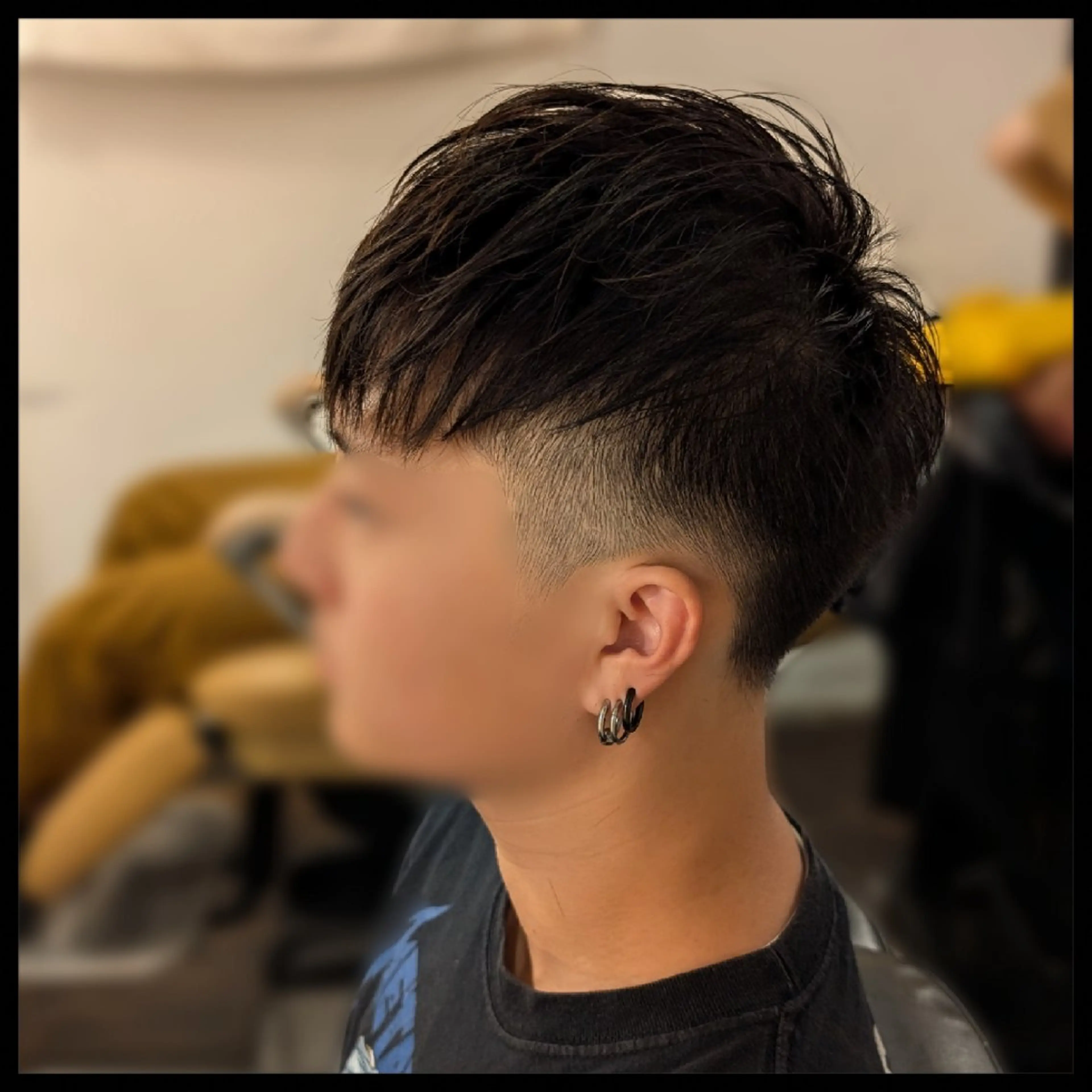 ショート ショートヘア VOICEbarber高野店所属・今井 杏星 【フェー ド/セット/パーマ】のヘアスタイル