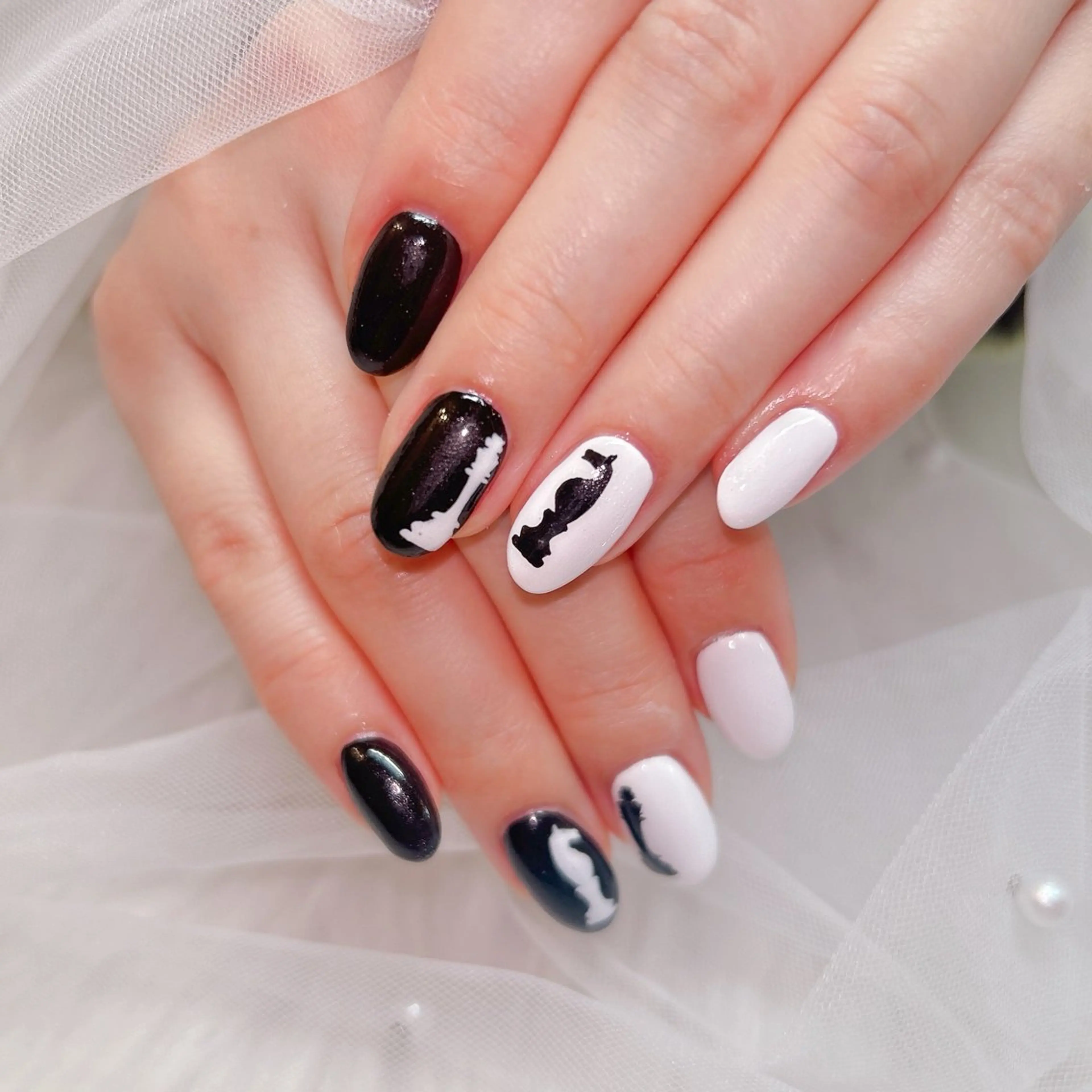 ネイル ジェルネイル ラクロレ ハナ︎🌼のネイルデザイン