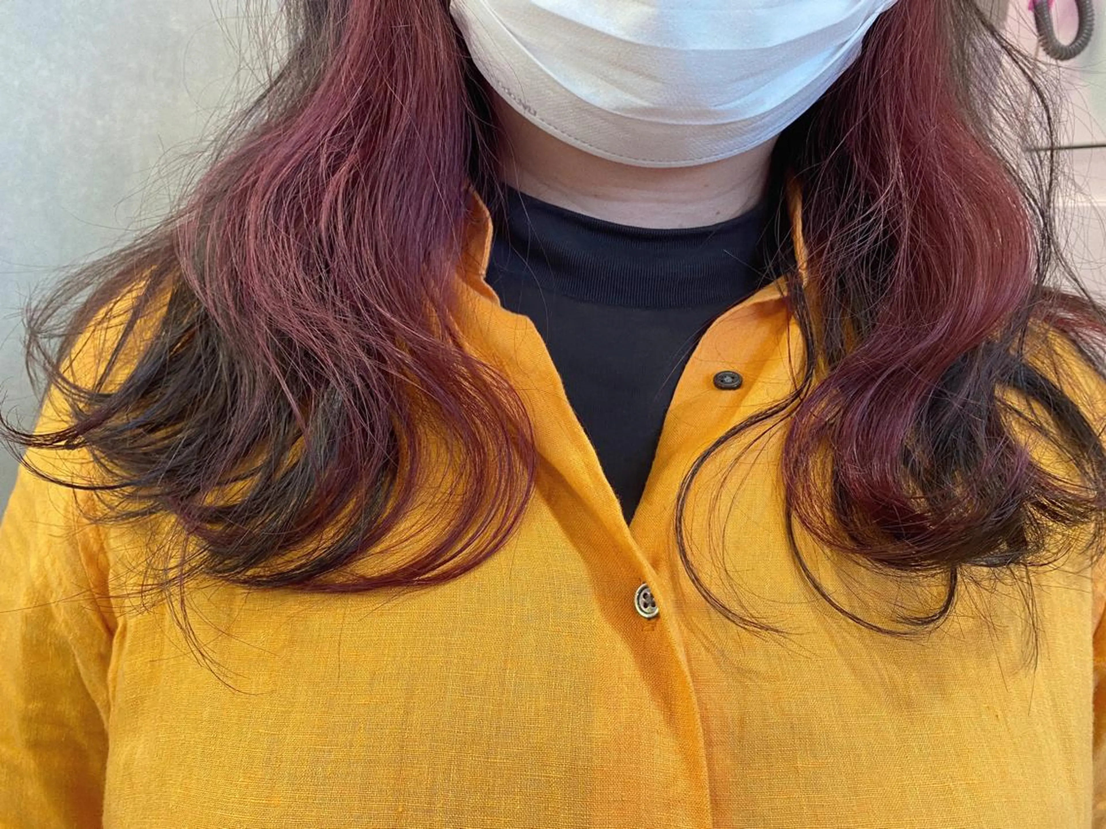 セミロング カラー 🕶️佐藤 海李🐏のヘアスタイル