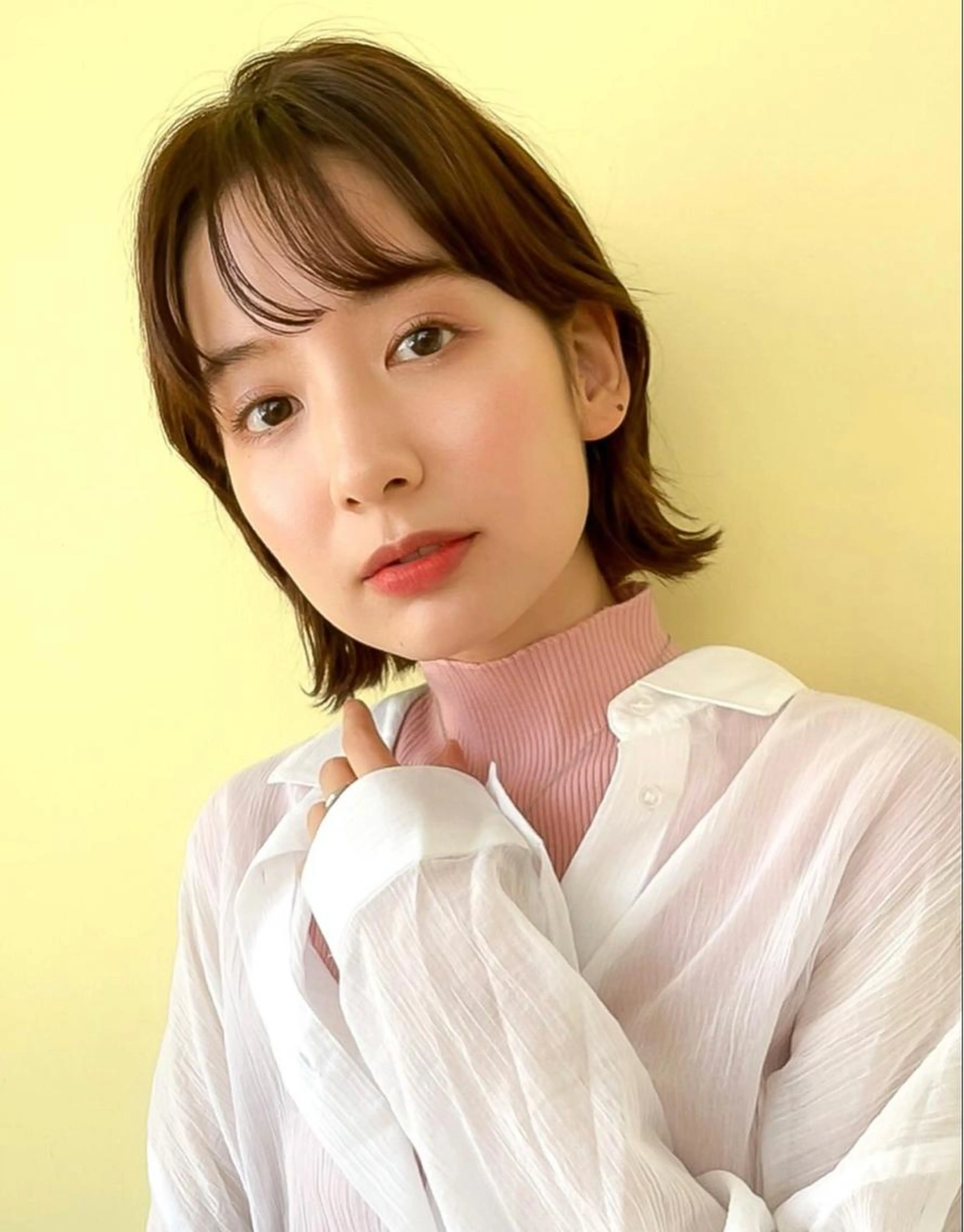 【部分的に💡】カット+ポイント縮毛矯正+韓国トリートメントの写真
