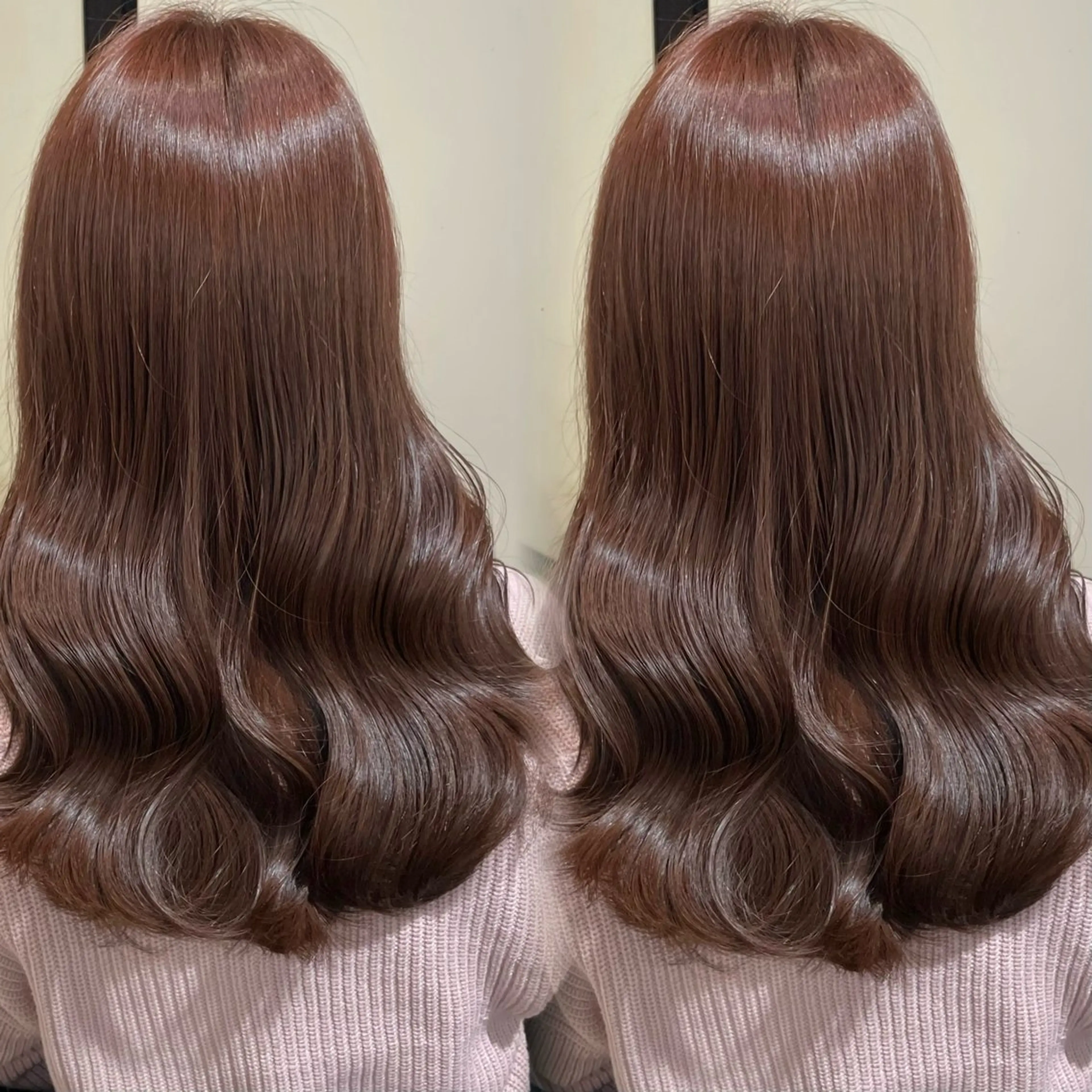 セミロング カラー カット ヘアカラー トリートメント kana ブリーチなしカラー✨のヘアスタイル