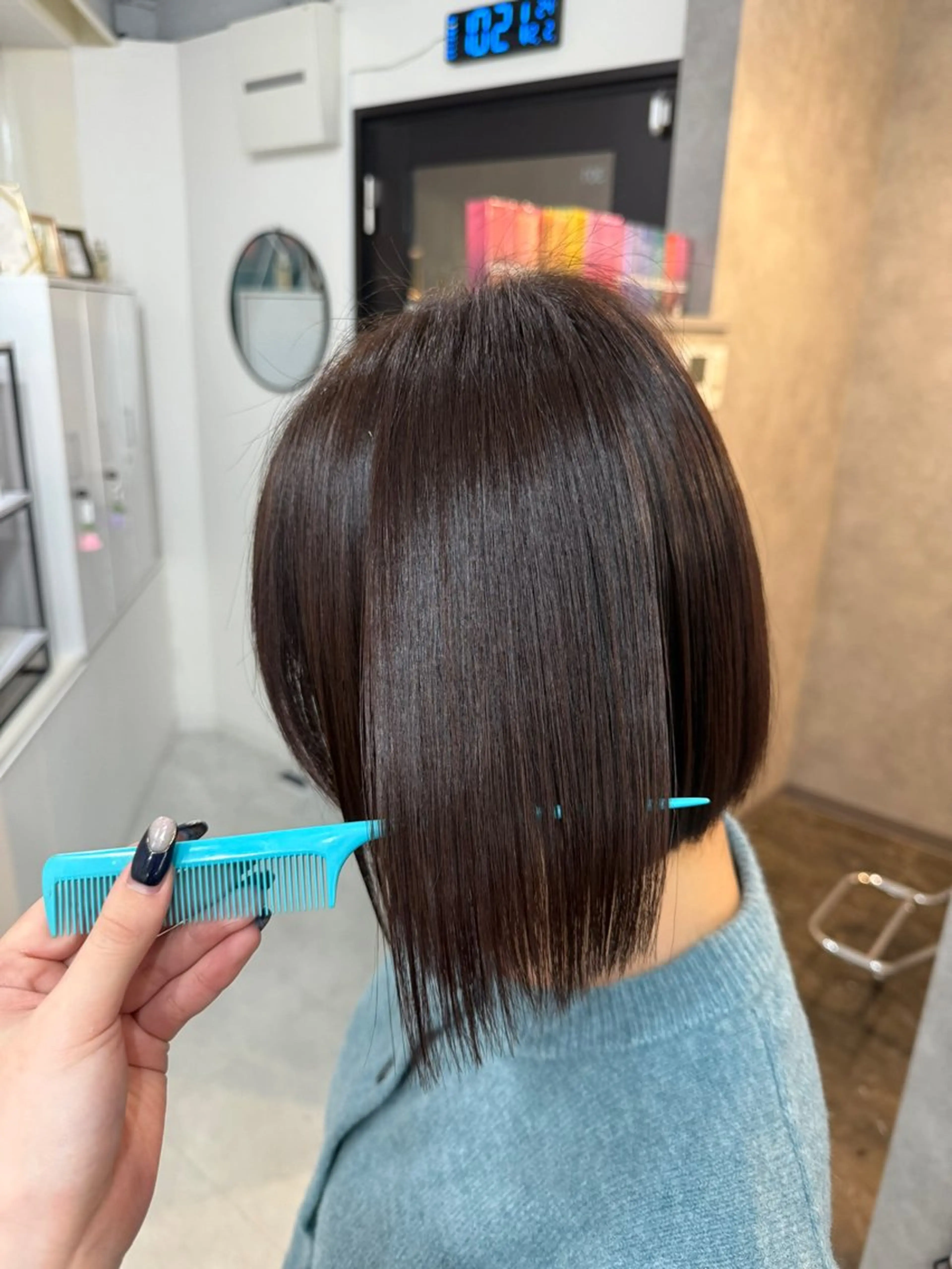 ショート 髪質改善 トリートメント MAHO/透明感カラ ー/髪質改善🍒のヘアスタイル