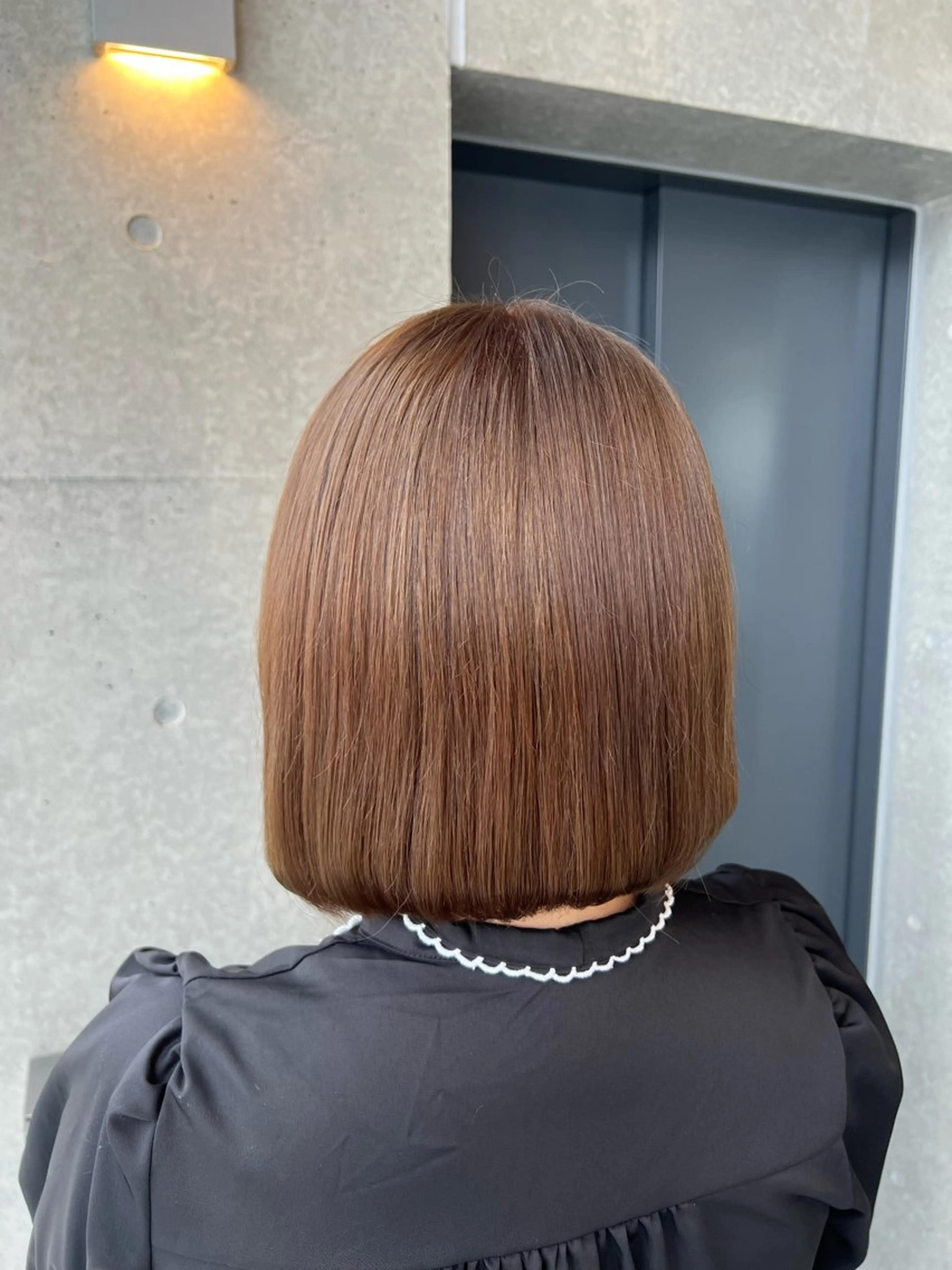 ミディアム カラー シールエクステ アディクシーカラー バレイヤージュ ベージュカラー ブリーチ ヘアカラー ＤＥＳＴ所属・吉野 瑳桜のヘアスタイル