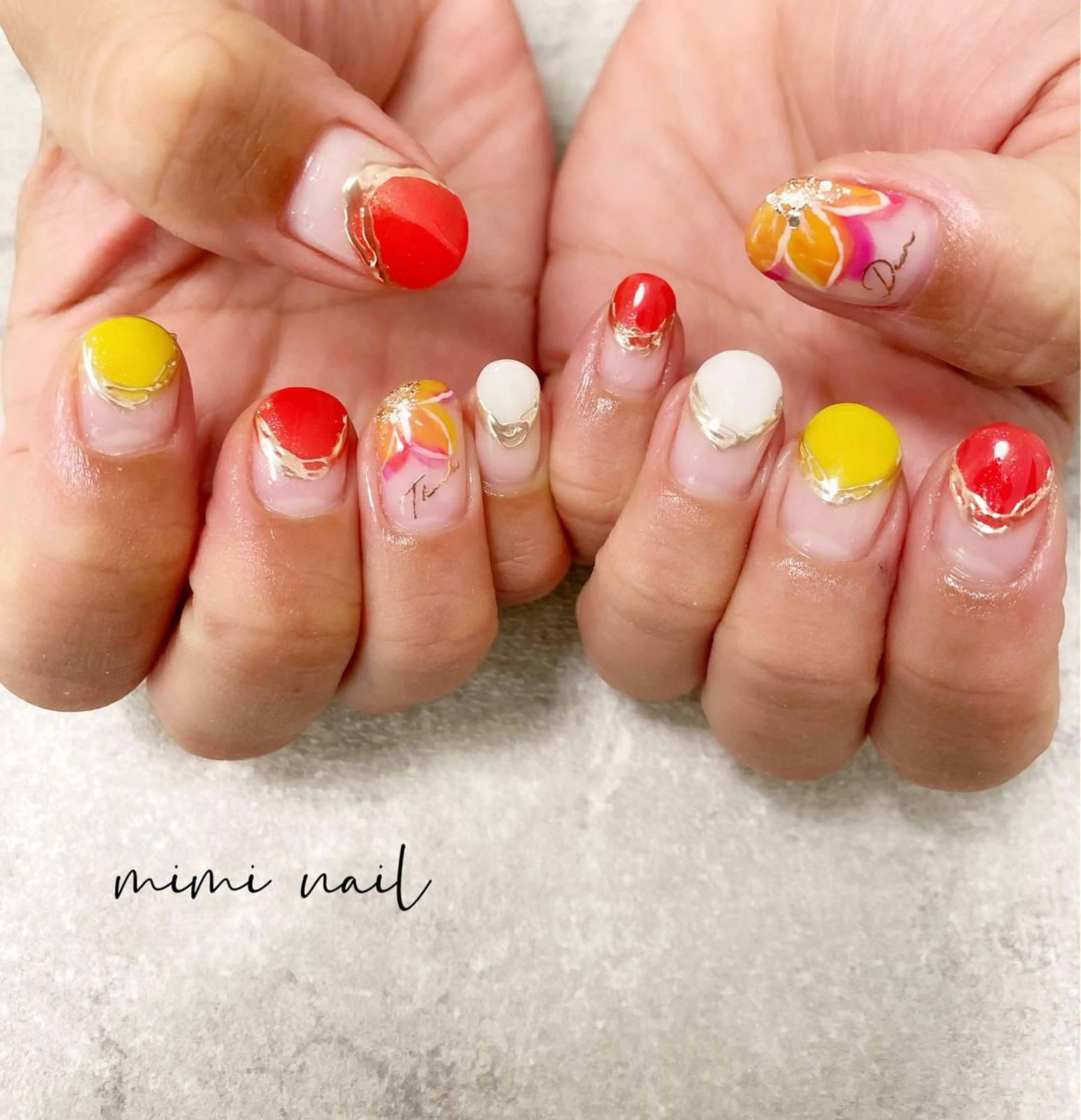 ネイル ハンドネイル mimi nailのネイルデザイン