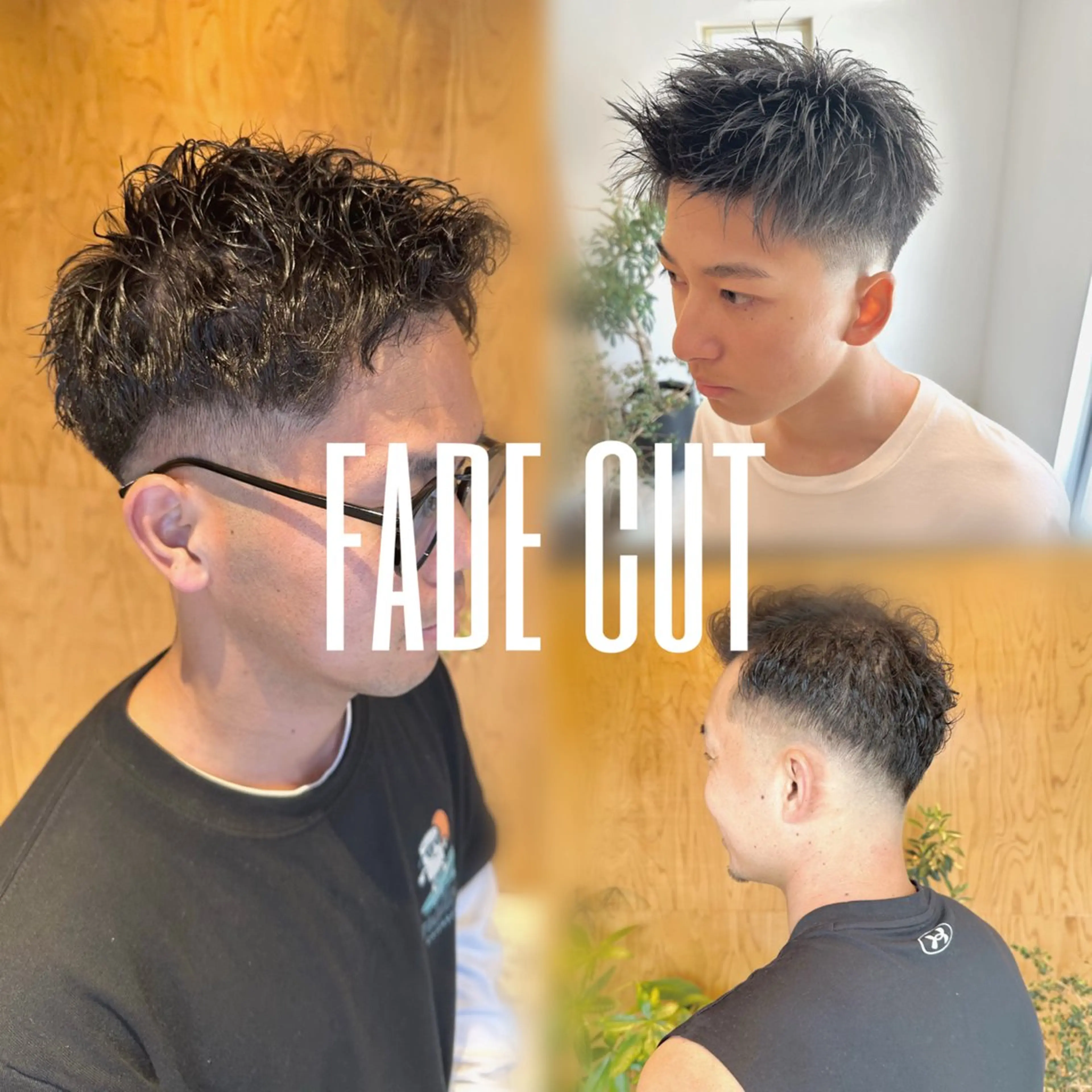 ショート メンズ メンズパーマ達人/ フェード/イツキのヘアスタイル