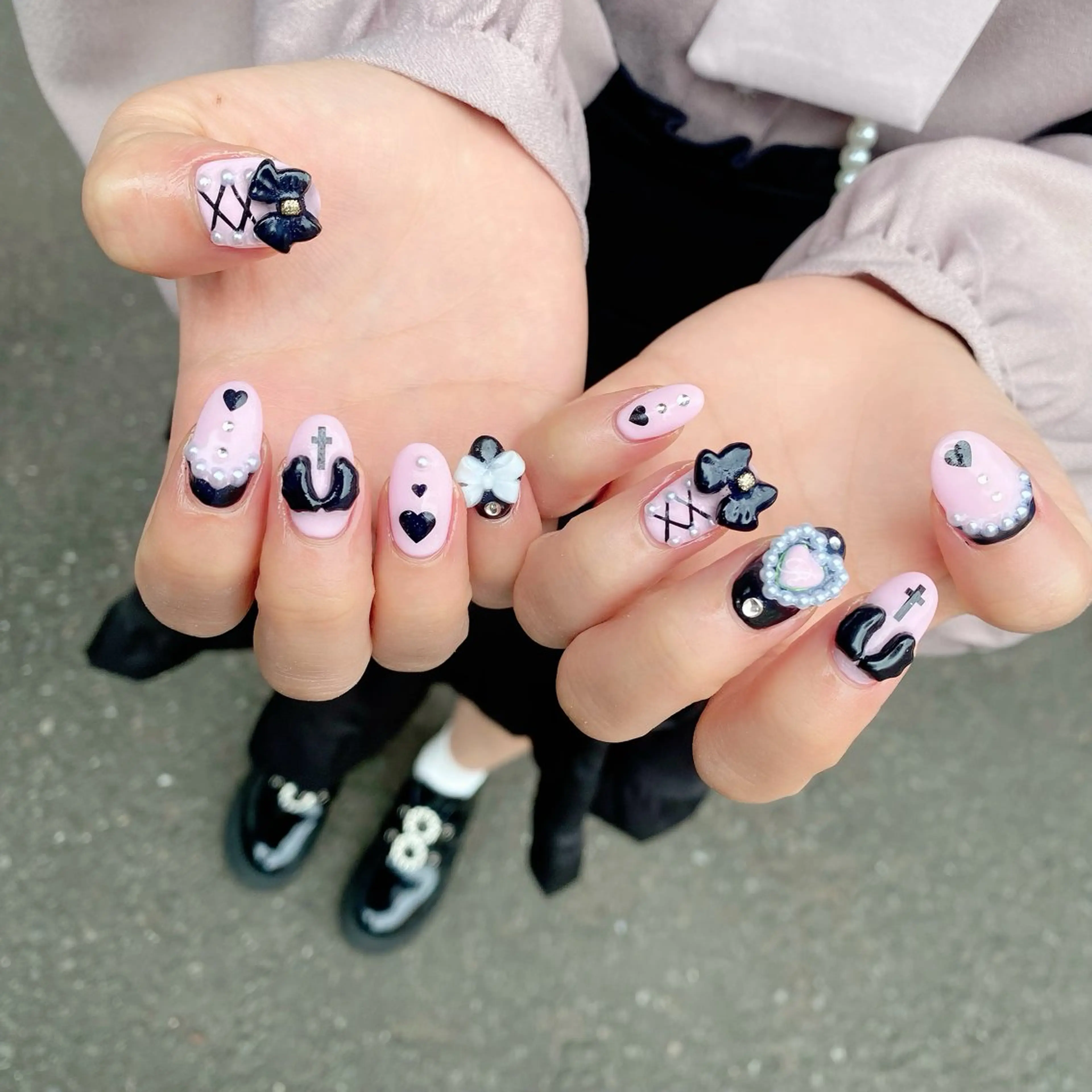 ネイル ゴージャス ピンク Salon Ｋのネイルデザイン