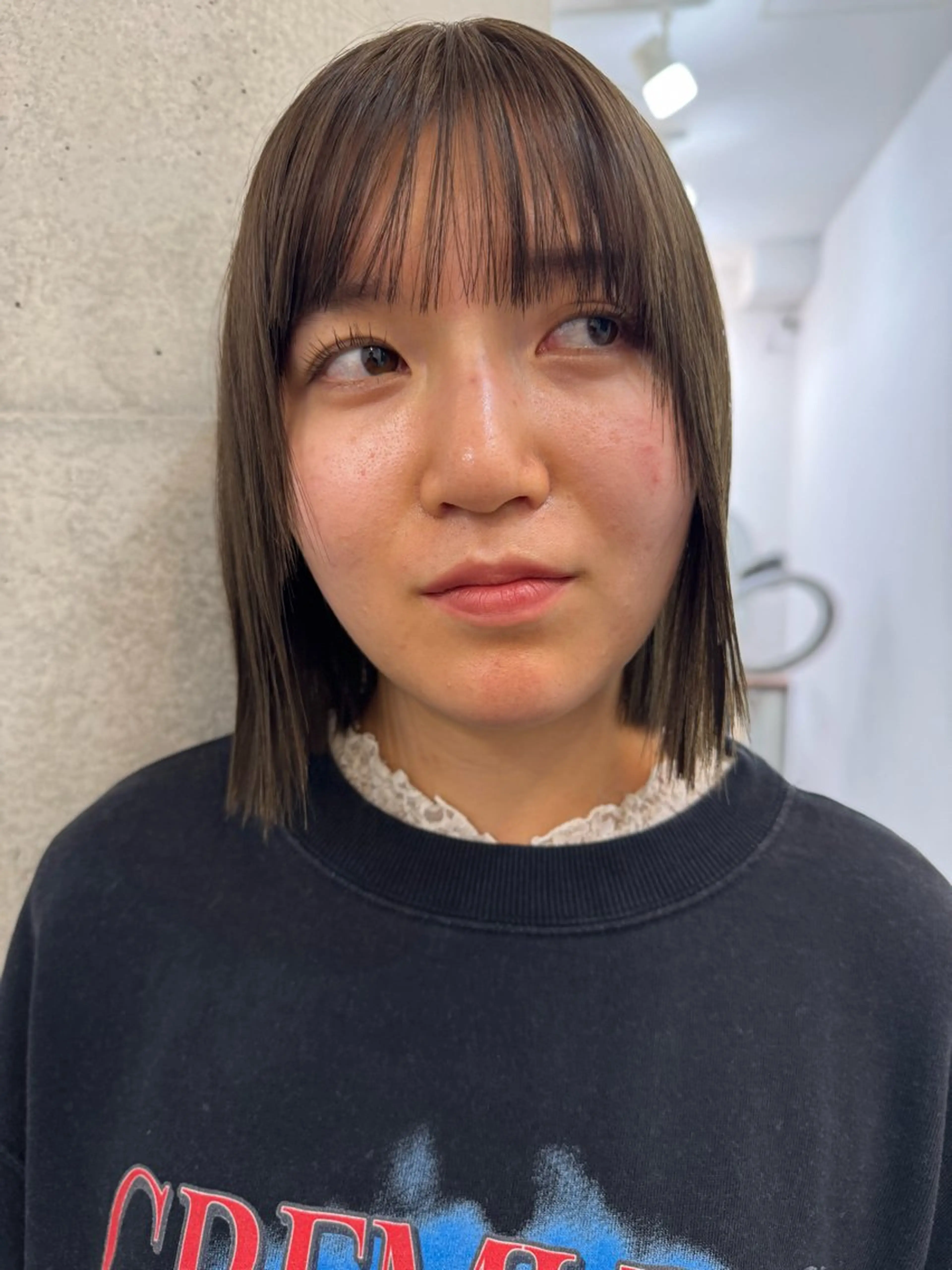 ミディアム ヘアカラー ｔa k k e ｙｕのヘアスタイル