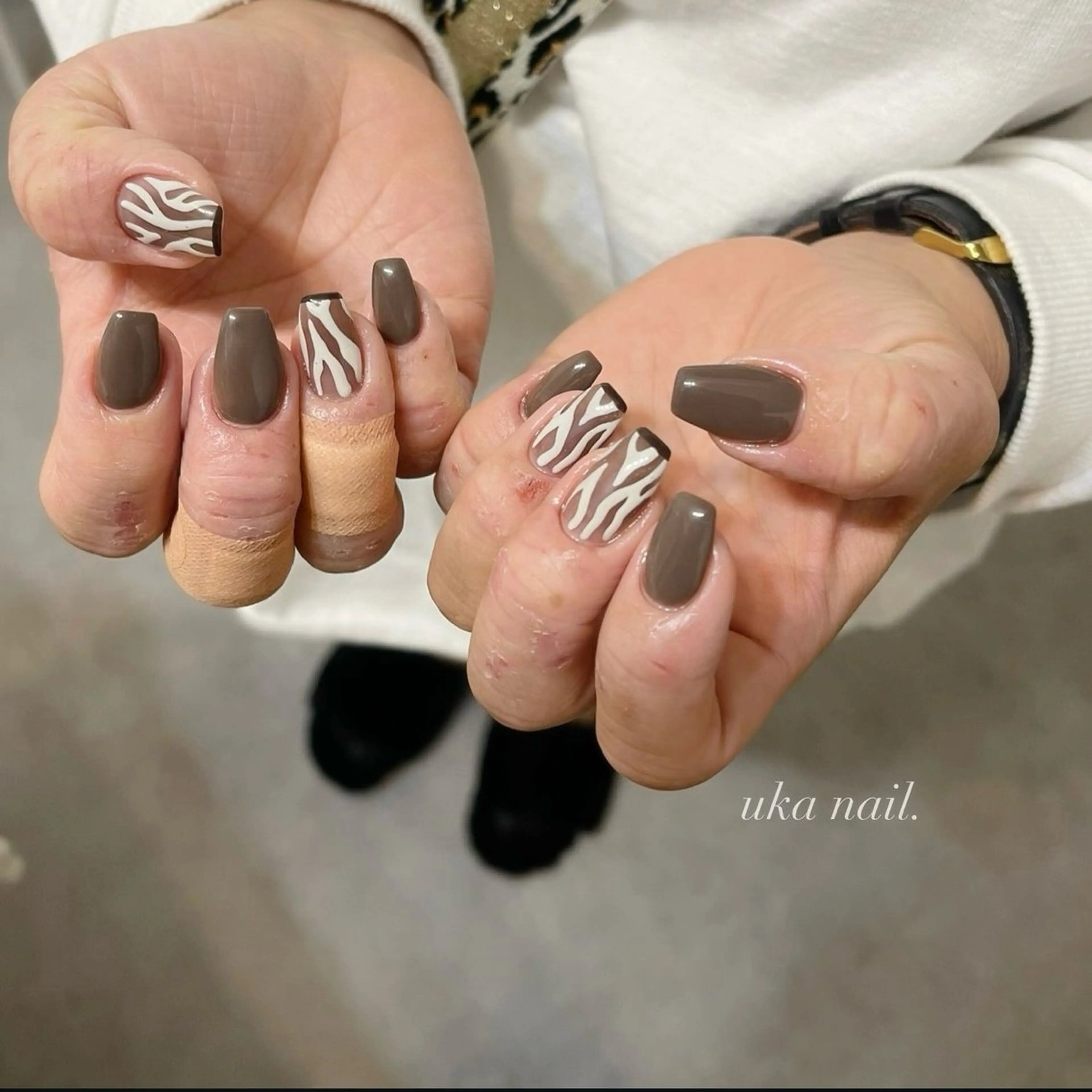 ネイル ニュアンスネイル ハンドネイル uka nailのネイルデザイン