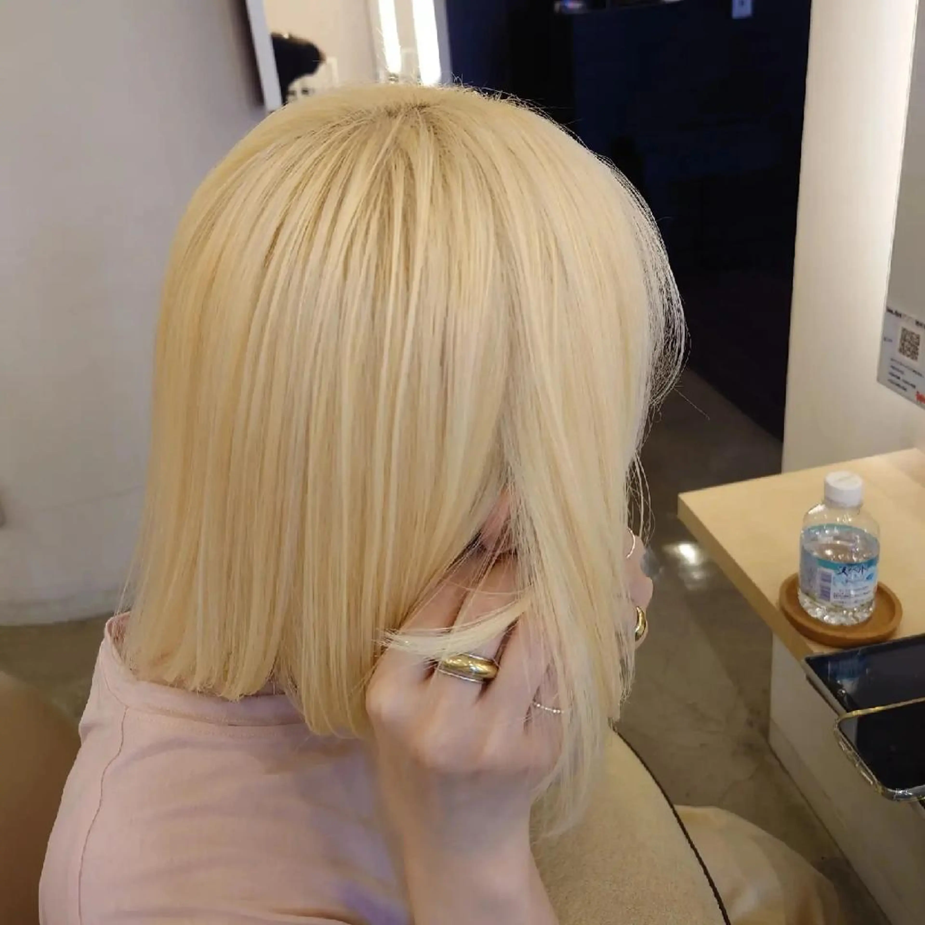 ブリーチのリタッチのみのメニューです！抜きっぱなしブリーチの方にオススメのメニューとなっております✨の写真
