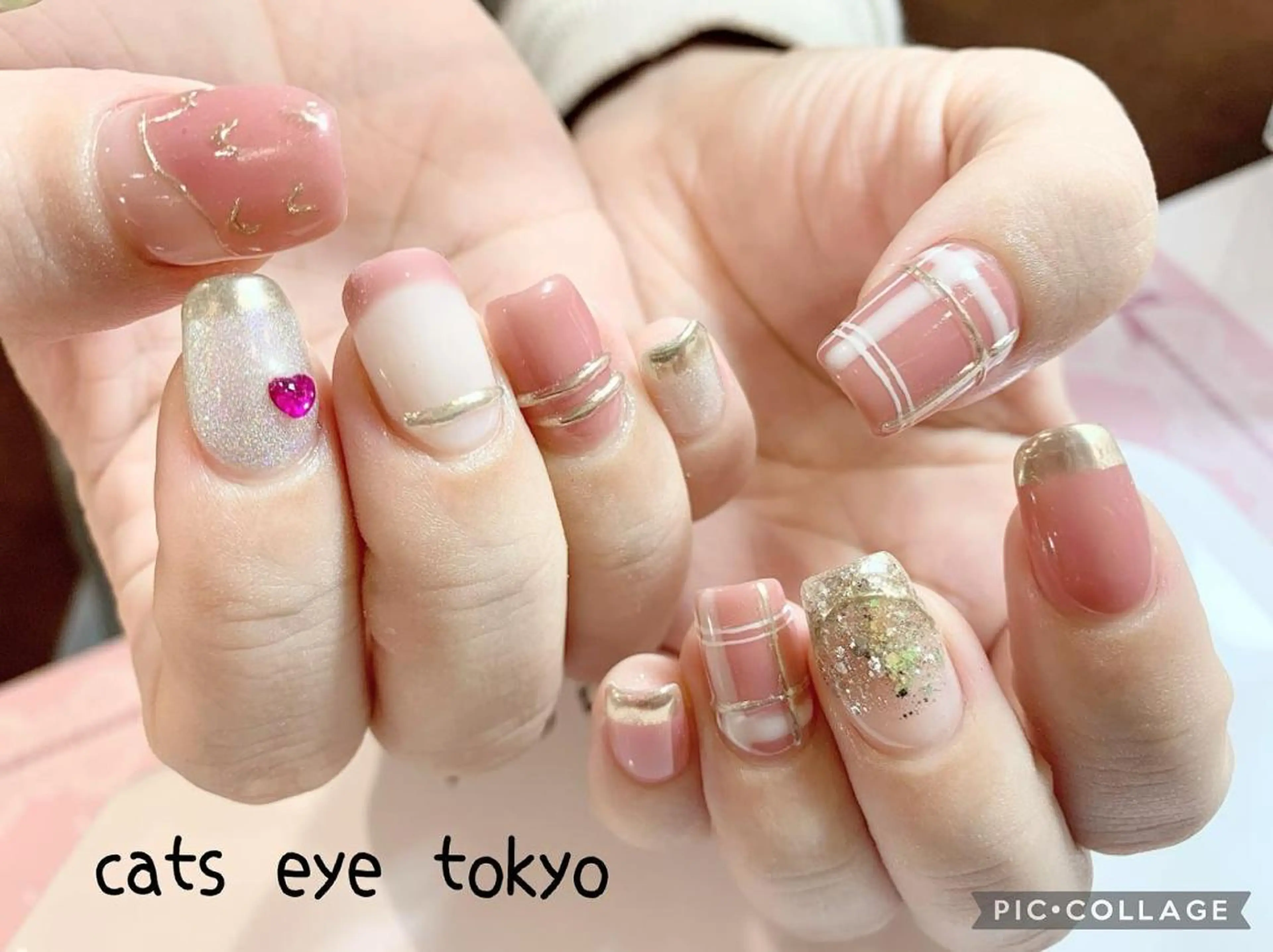 ネイル マツエク・マツパ バレンタイン Cat's eye TOKYO 新宿店のネイルデザイン