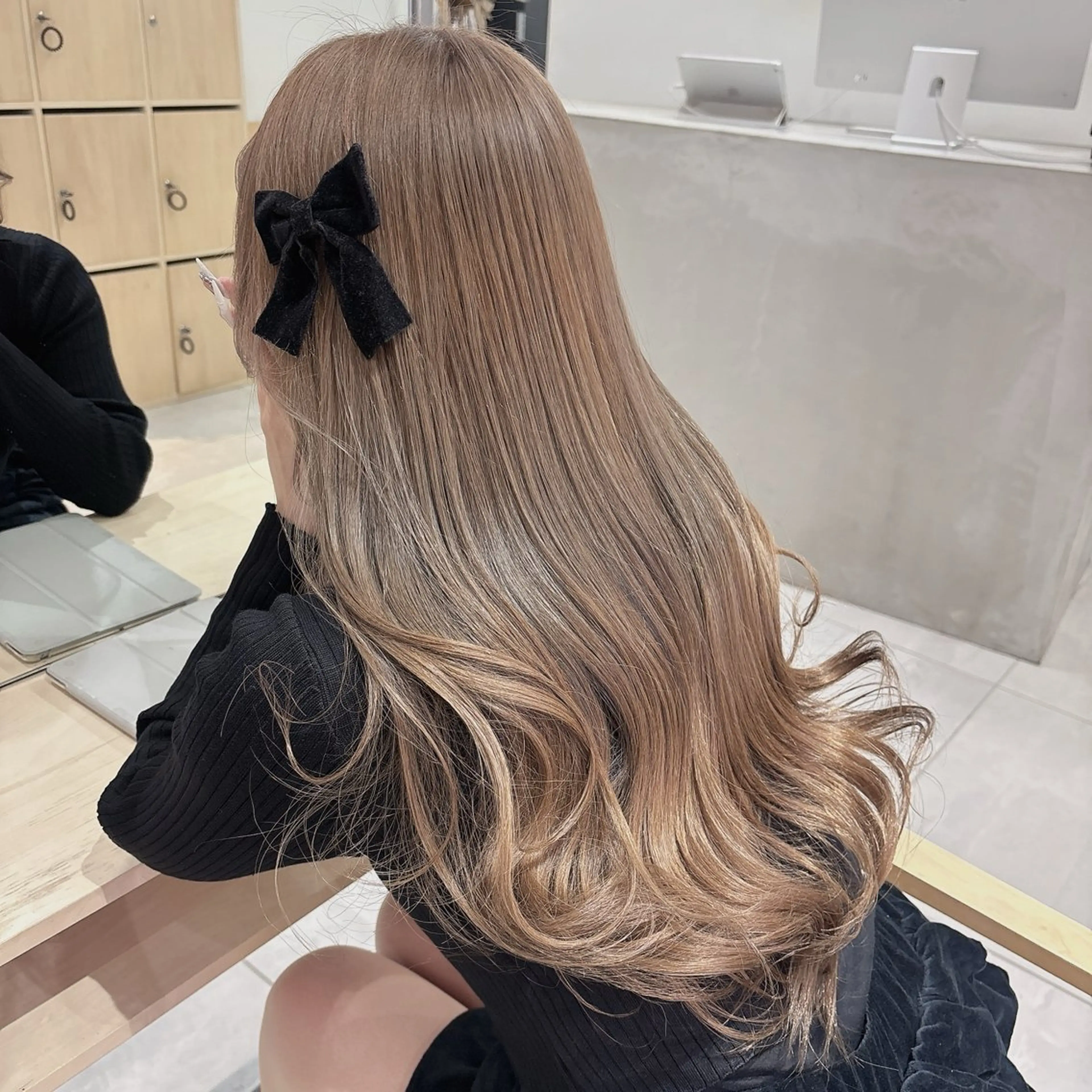 ロング ヘアカラー ゆるふわ透明感カラー 🎀ほの/表参道のヘアスタイル