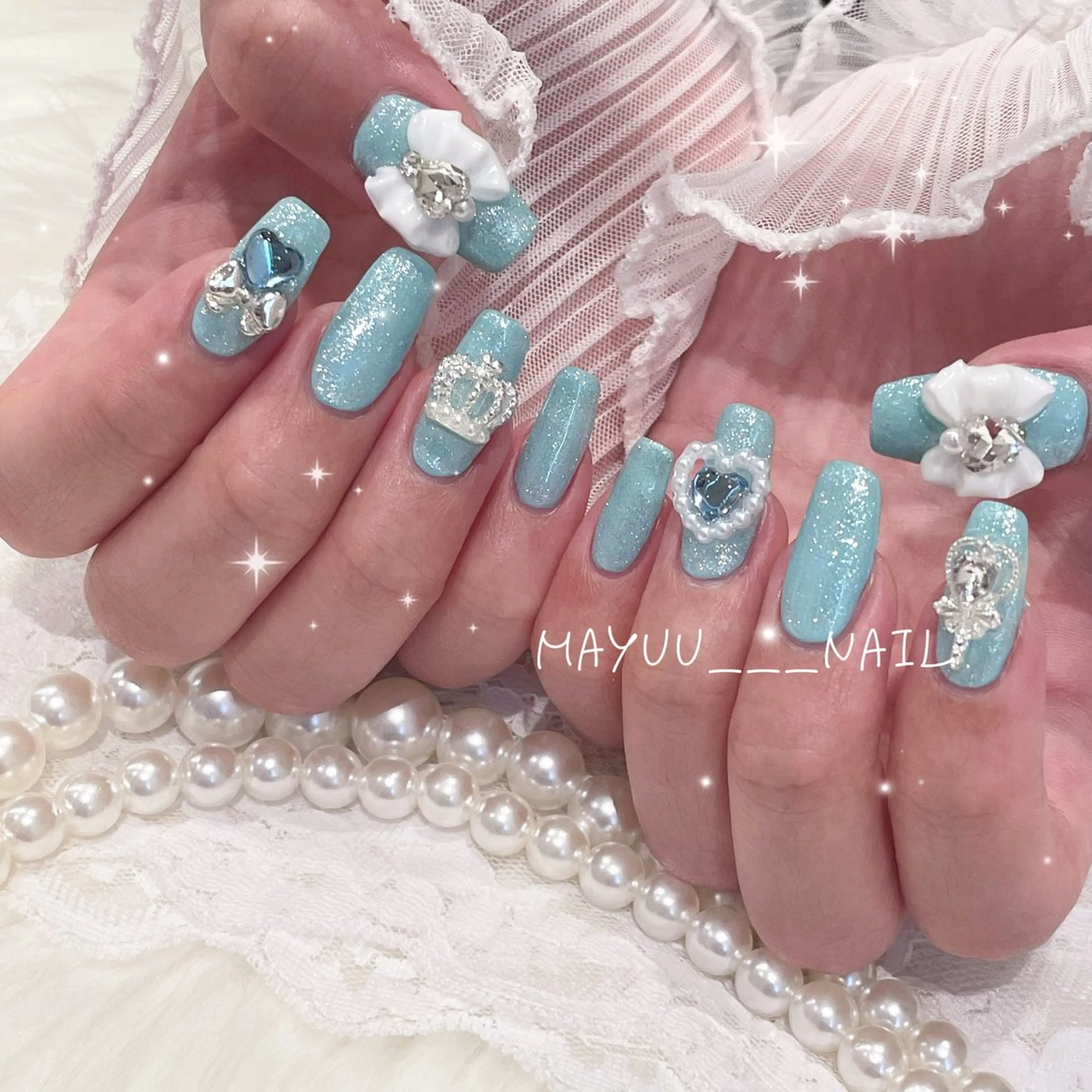 ネイル 🎀 Mayu 🎀痛ネイルのネイルデザイン