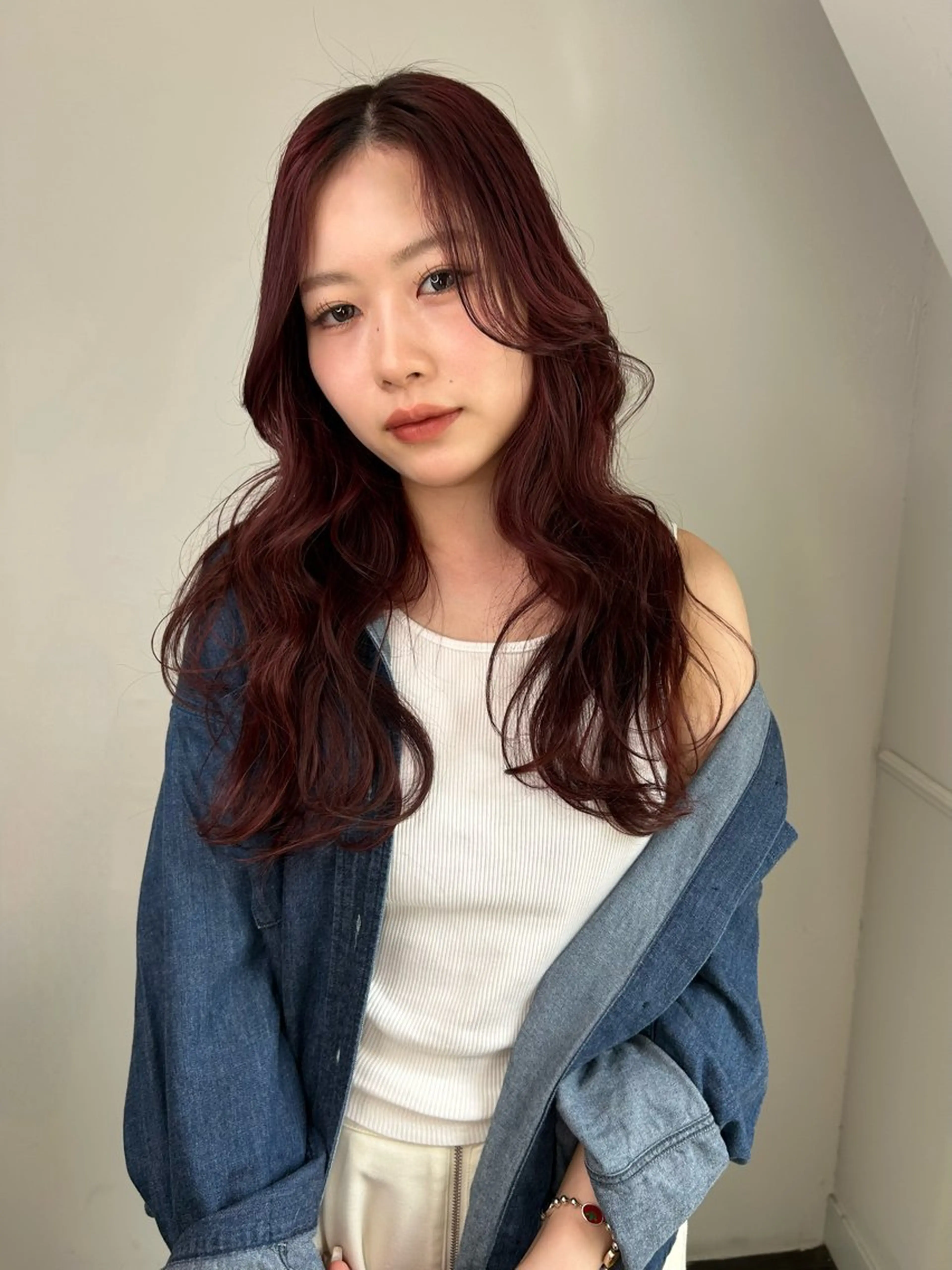 ロング カラー land所属・透明感カラー/レイヤ ー🌙Honokaのヘアスタイル