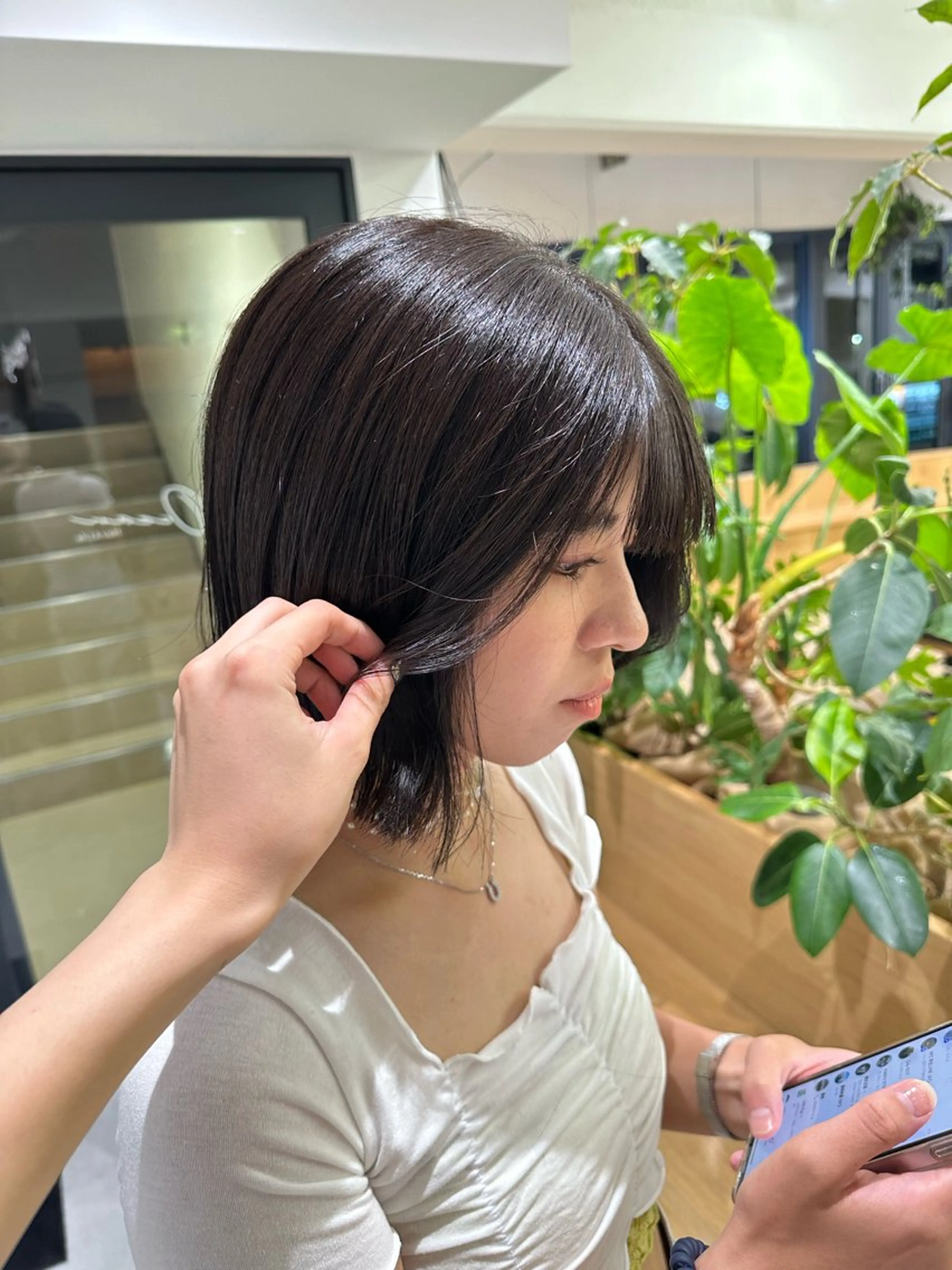 カラー 川上 彩夏のヘアスタイル