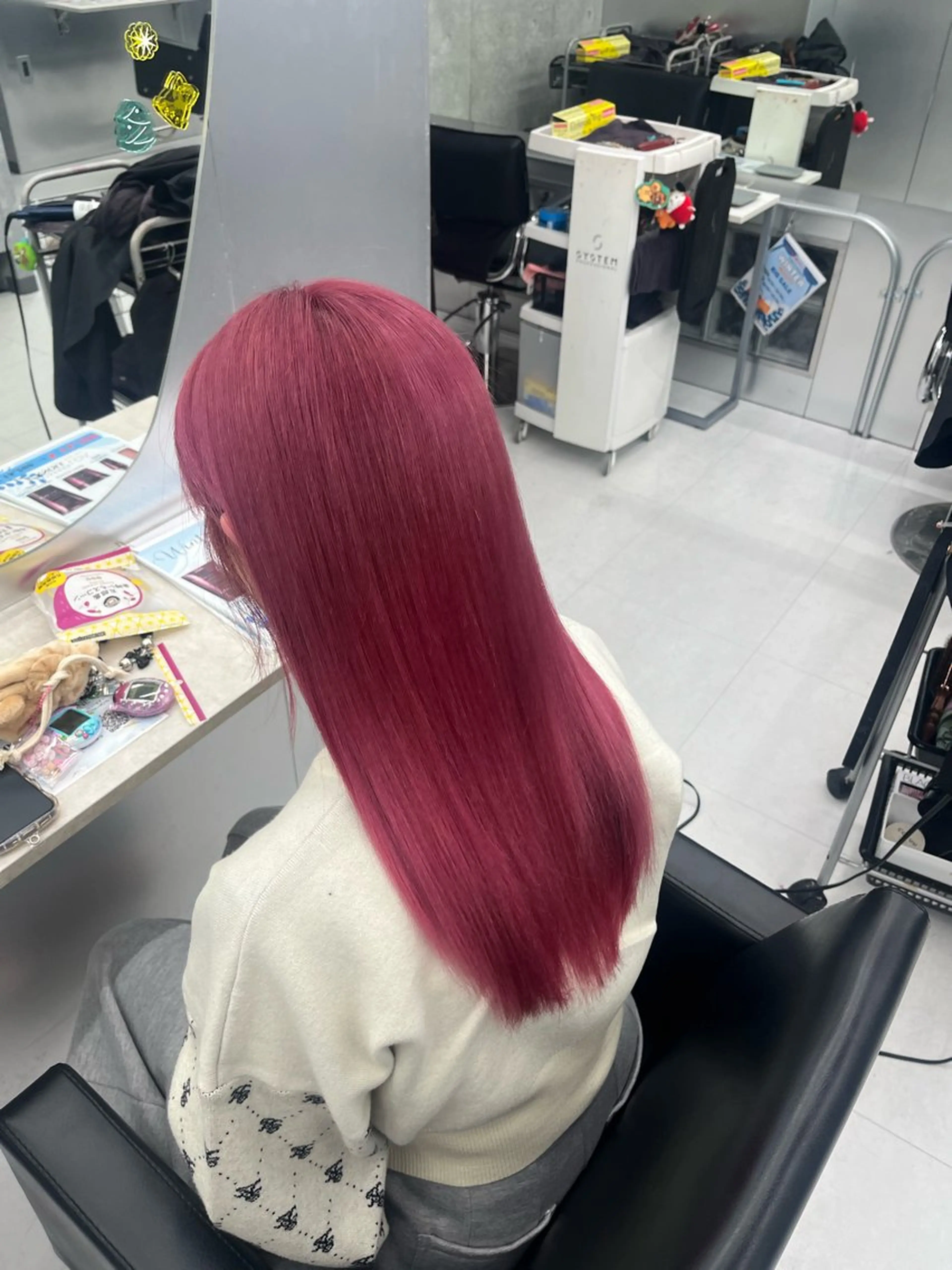 ロング pink hair 🩷mayu🩷のヘアスタイル