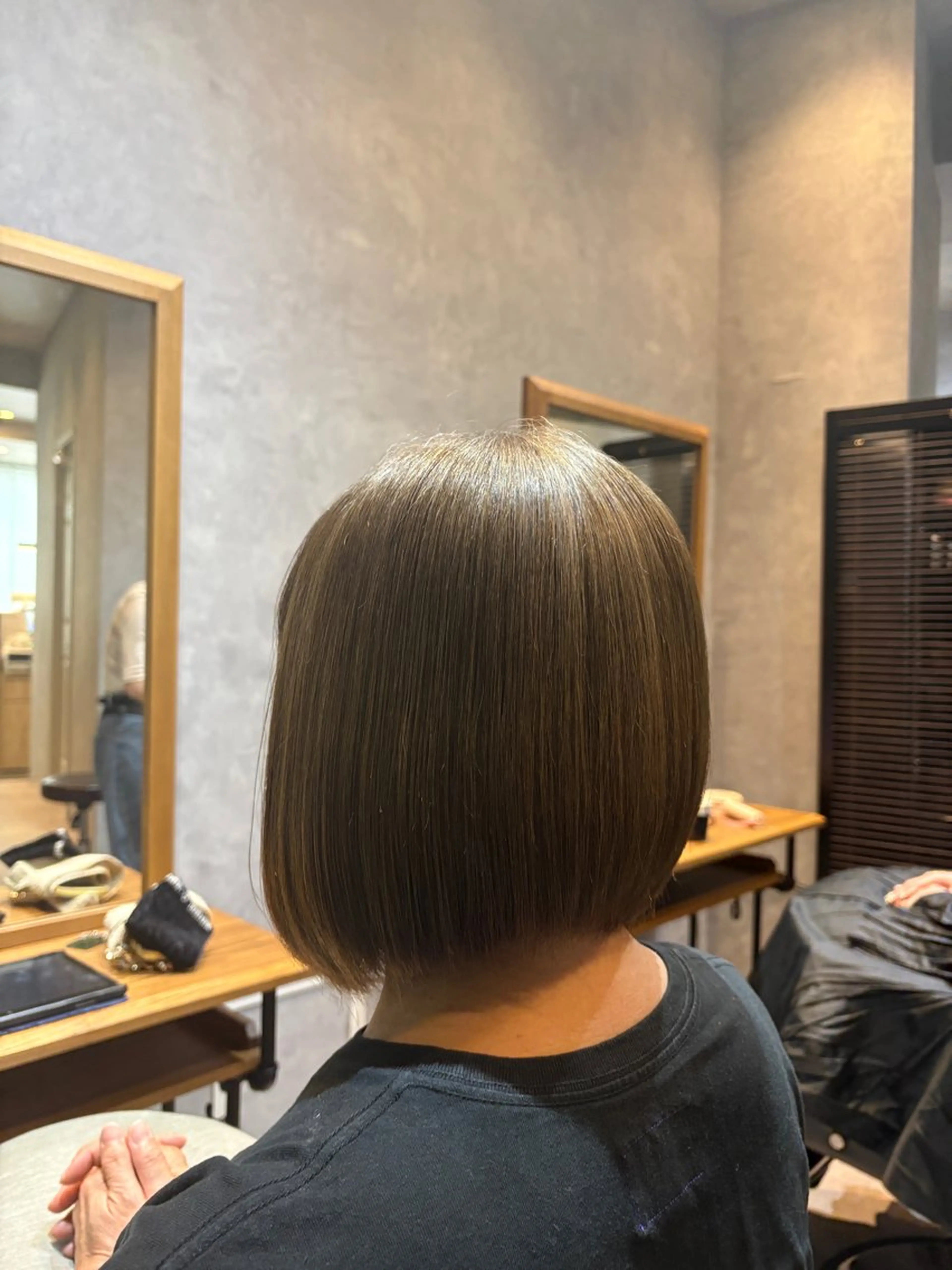 ミディアム カラー カット ヘアカラー トリートメント Akko💋 モデル大募集です！のヘアスタイル