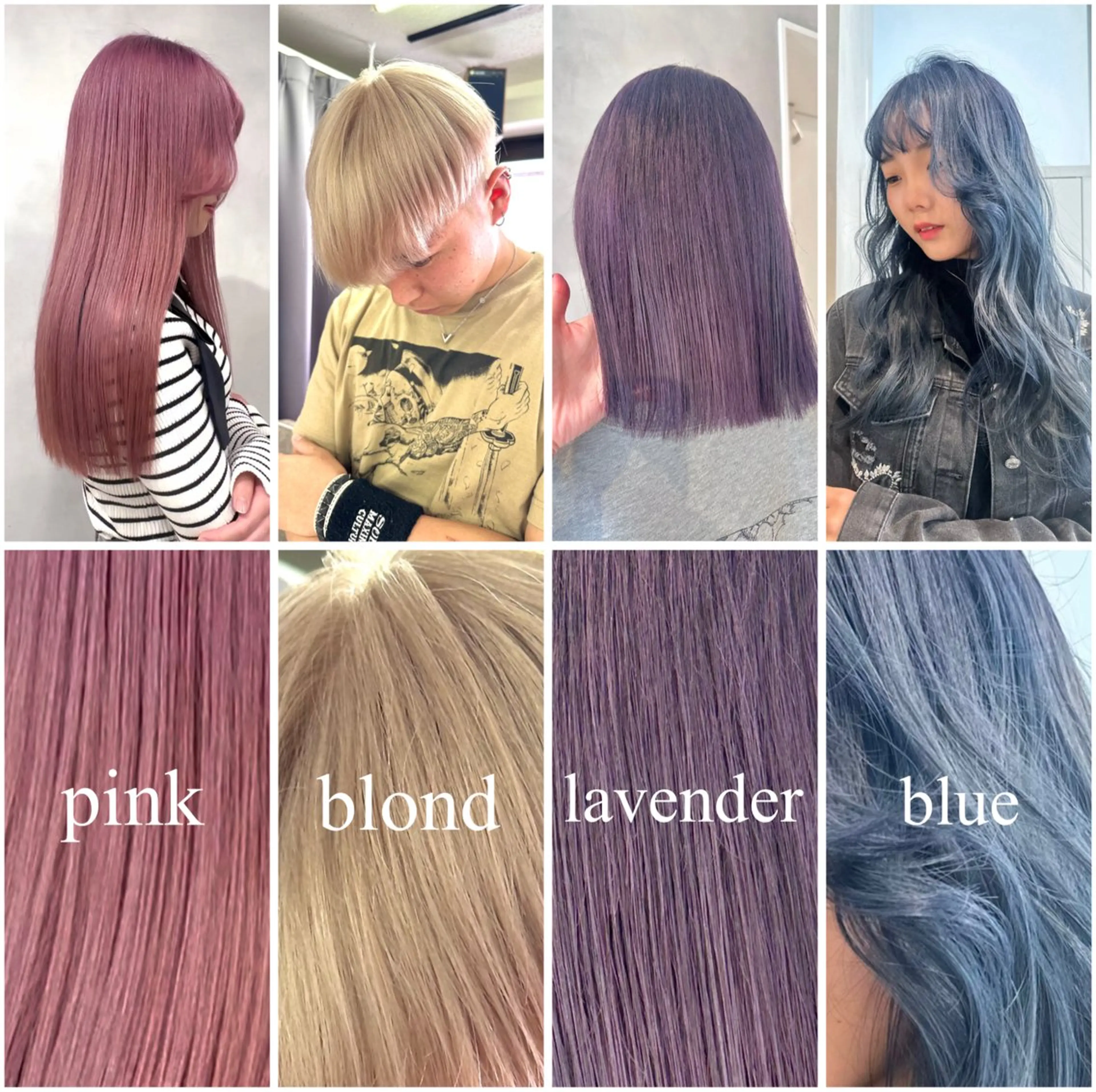 カラー ブリーチ ブロンド ブルーカラー ケアブリーチ 透明感カラー 似合わせ小顔ショート /akane🐰♥️のヘアスタイル