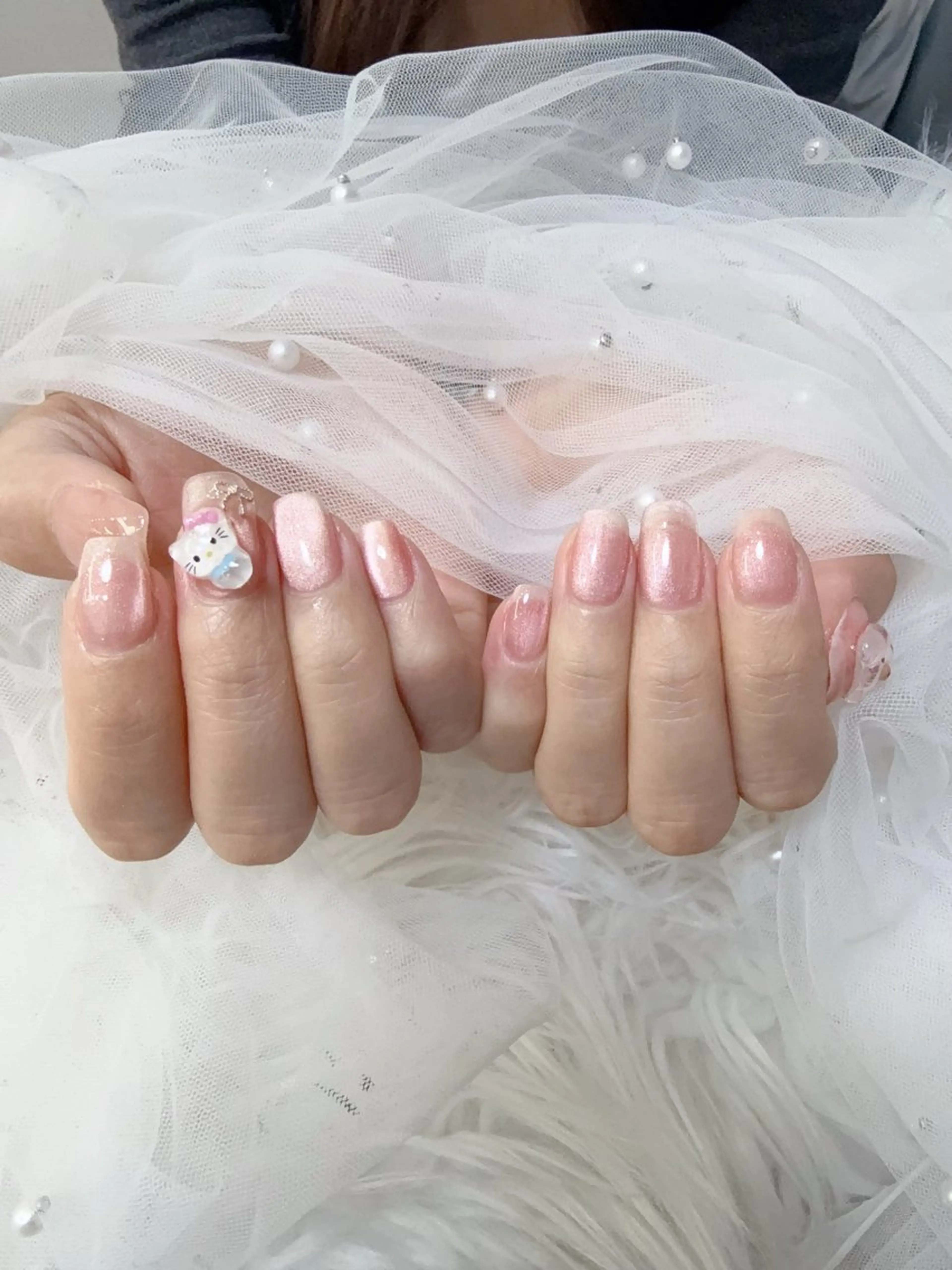 【自爪】マグネットorフラッシュネイルの写真