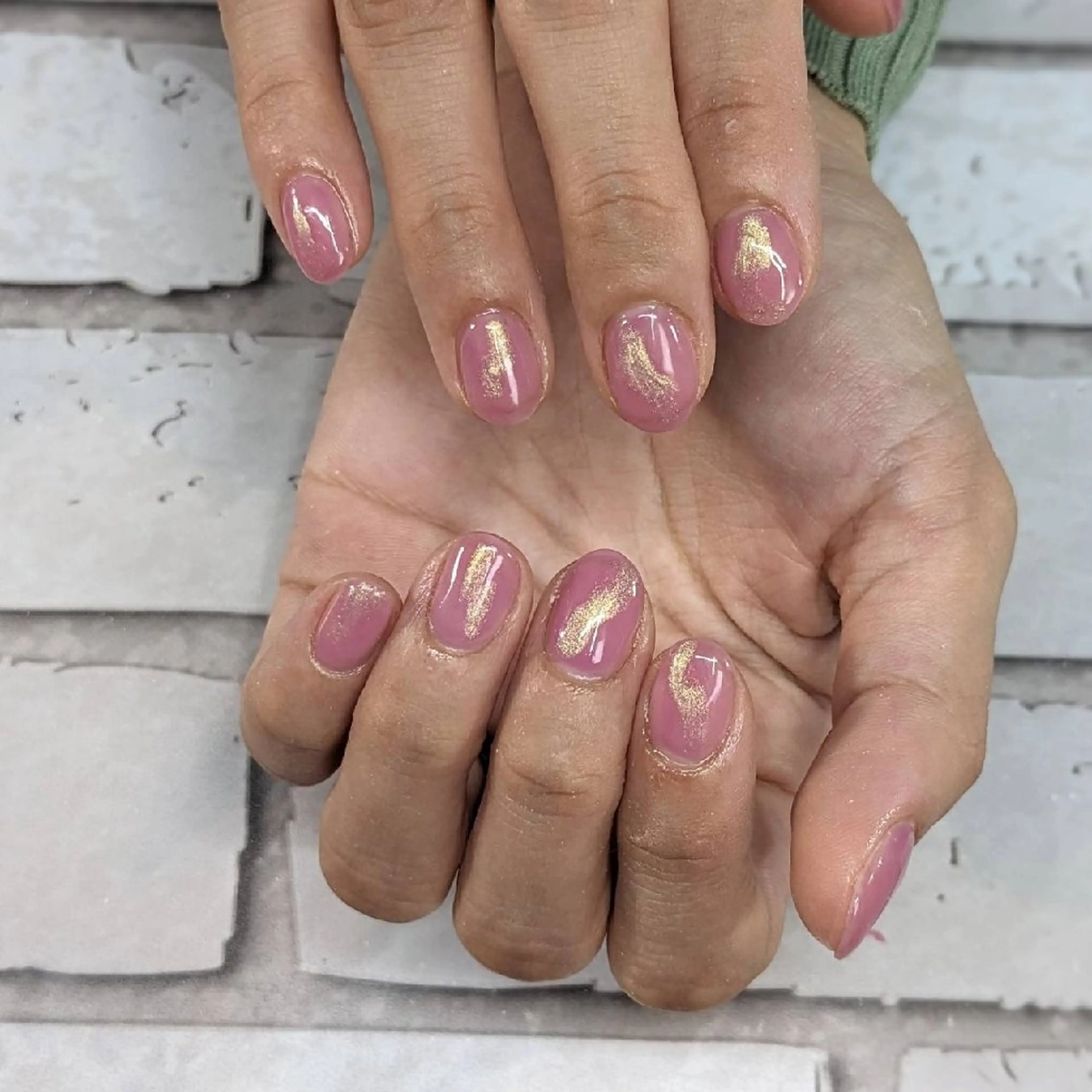 ネイル ピンク ハンドネイル ネイルサロンベルティ .keikoのネイルデザイン