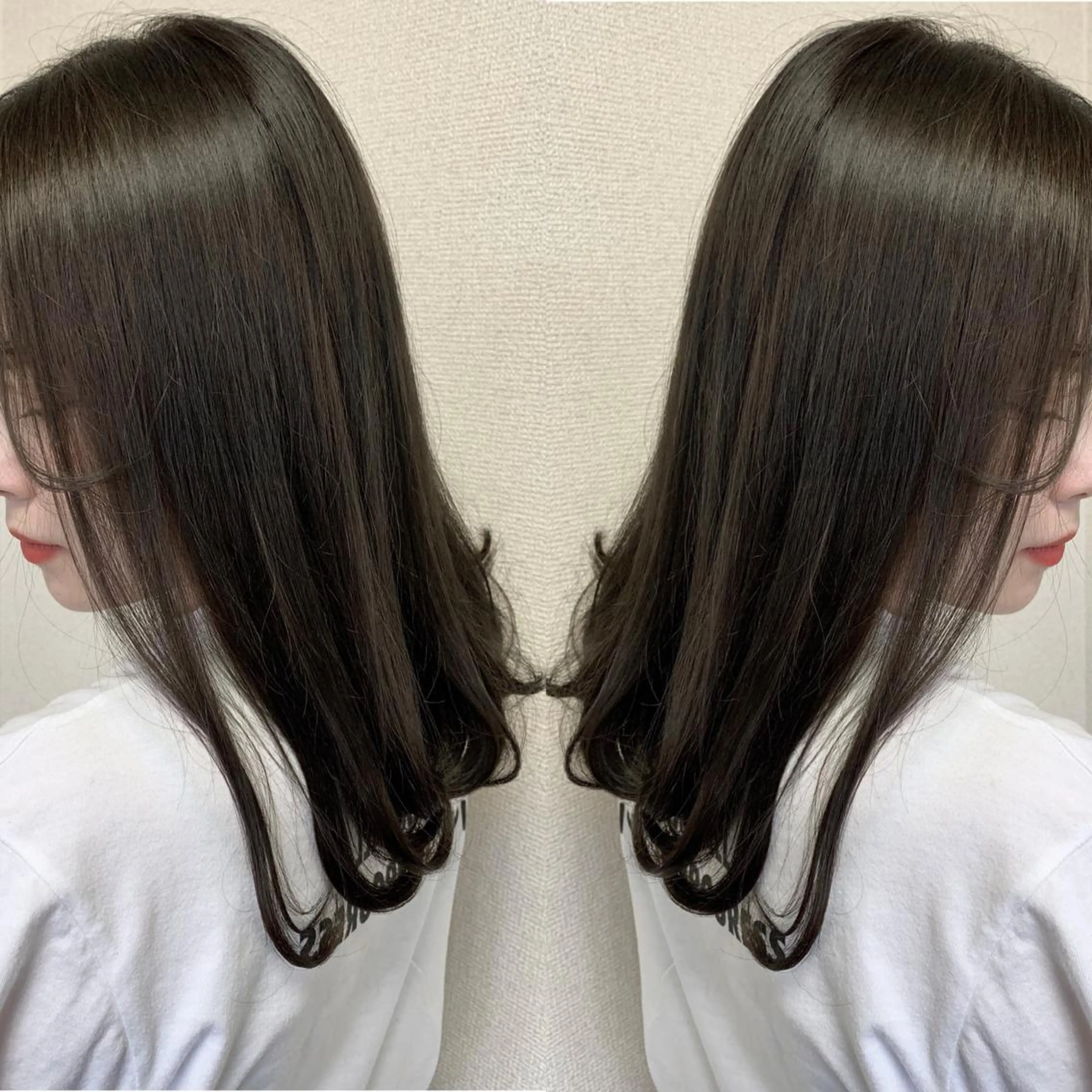 セミロング カラー TriumpH天王寺店【ミルボンAujua認定サロン】所属・SAKI🐈⬛【 HAPPY届けます】のヘアスタイル