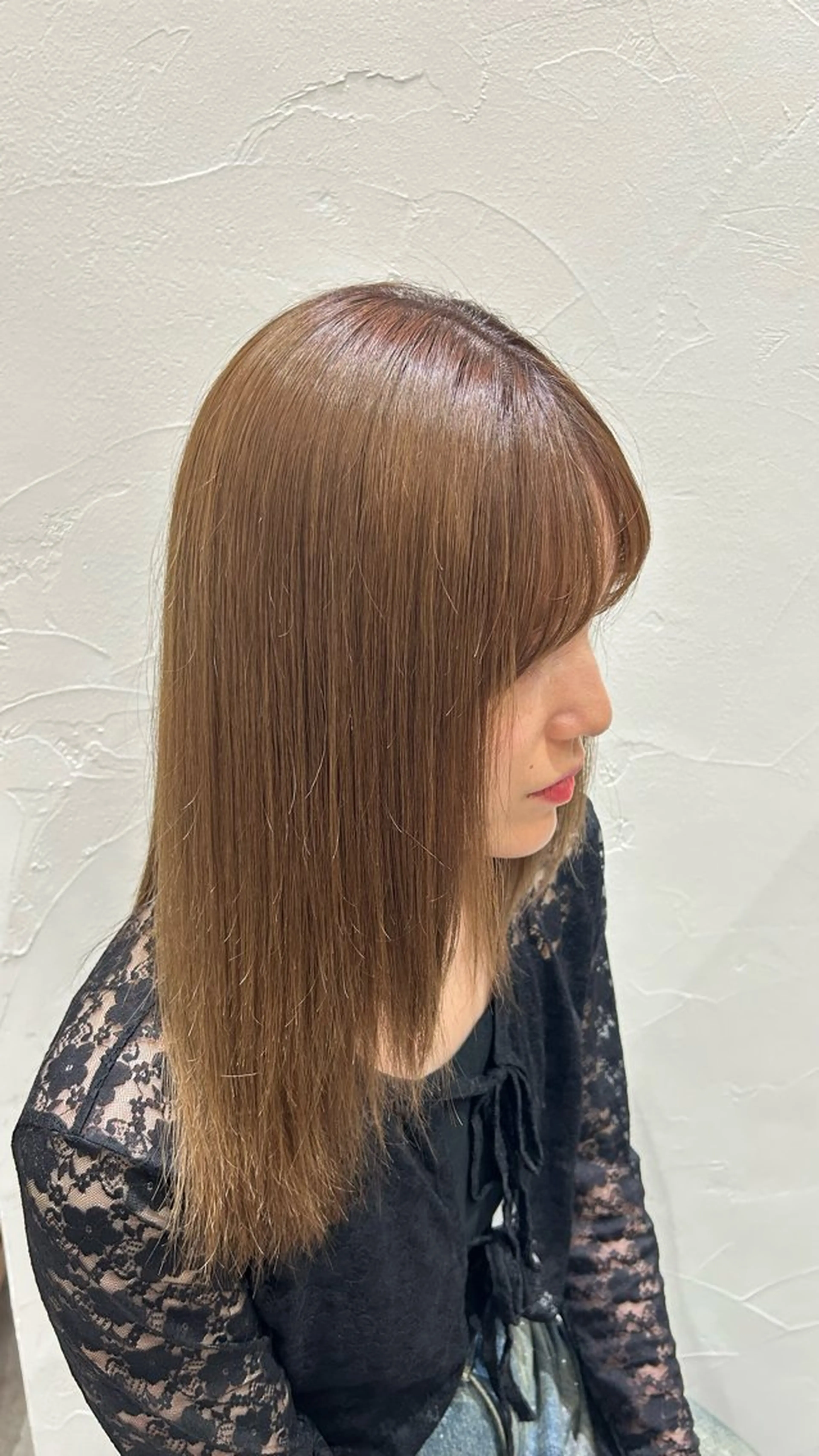 セミロング 透け感カラー 海琴🪡\♡/のヘアスタイル
