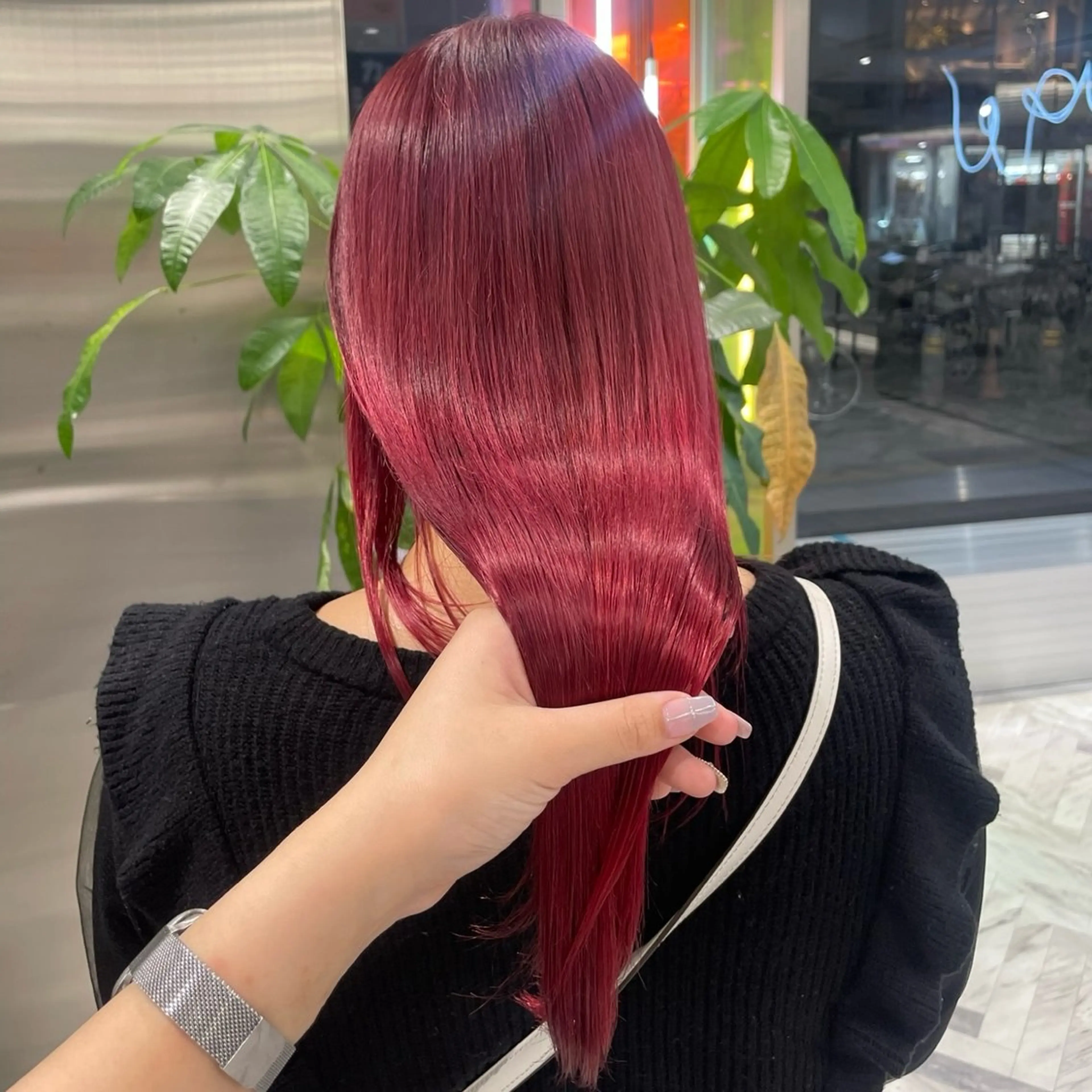 カラー クルミ/ 💕ワンホンネイルのネイルデザイン